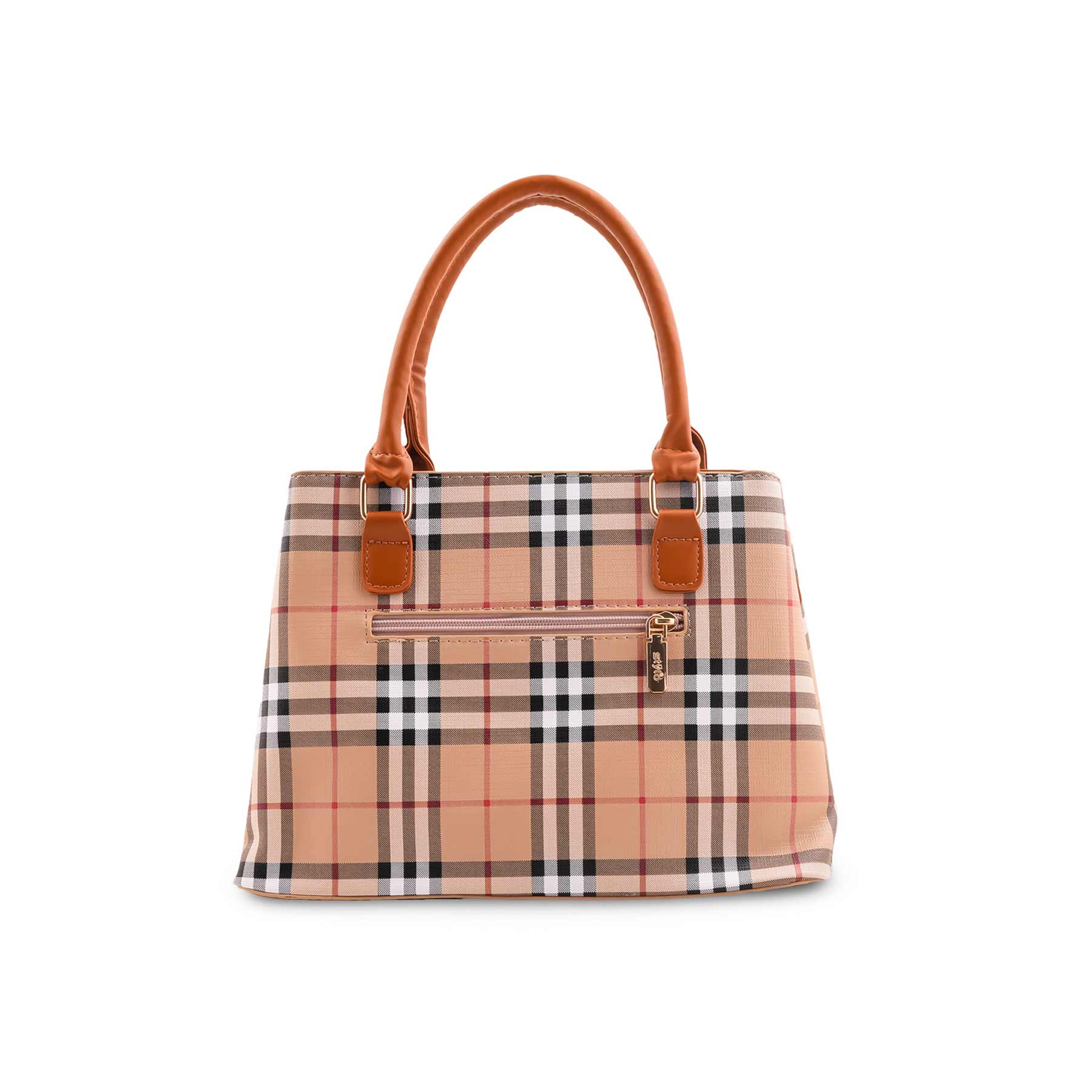 Beige Formal Hand Bag For Ladies P36527 - Image 2