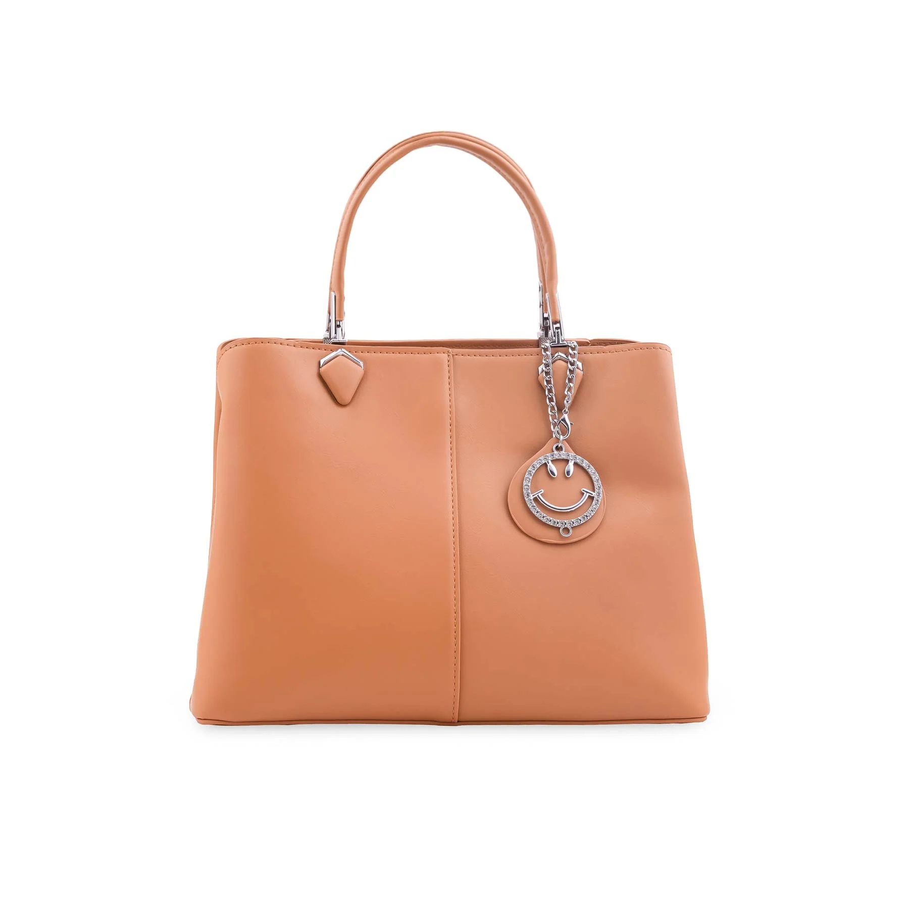 Beige Formal Hand Bag For Ladies P36557 - Image 4