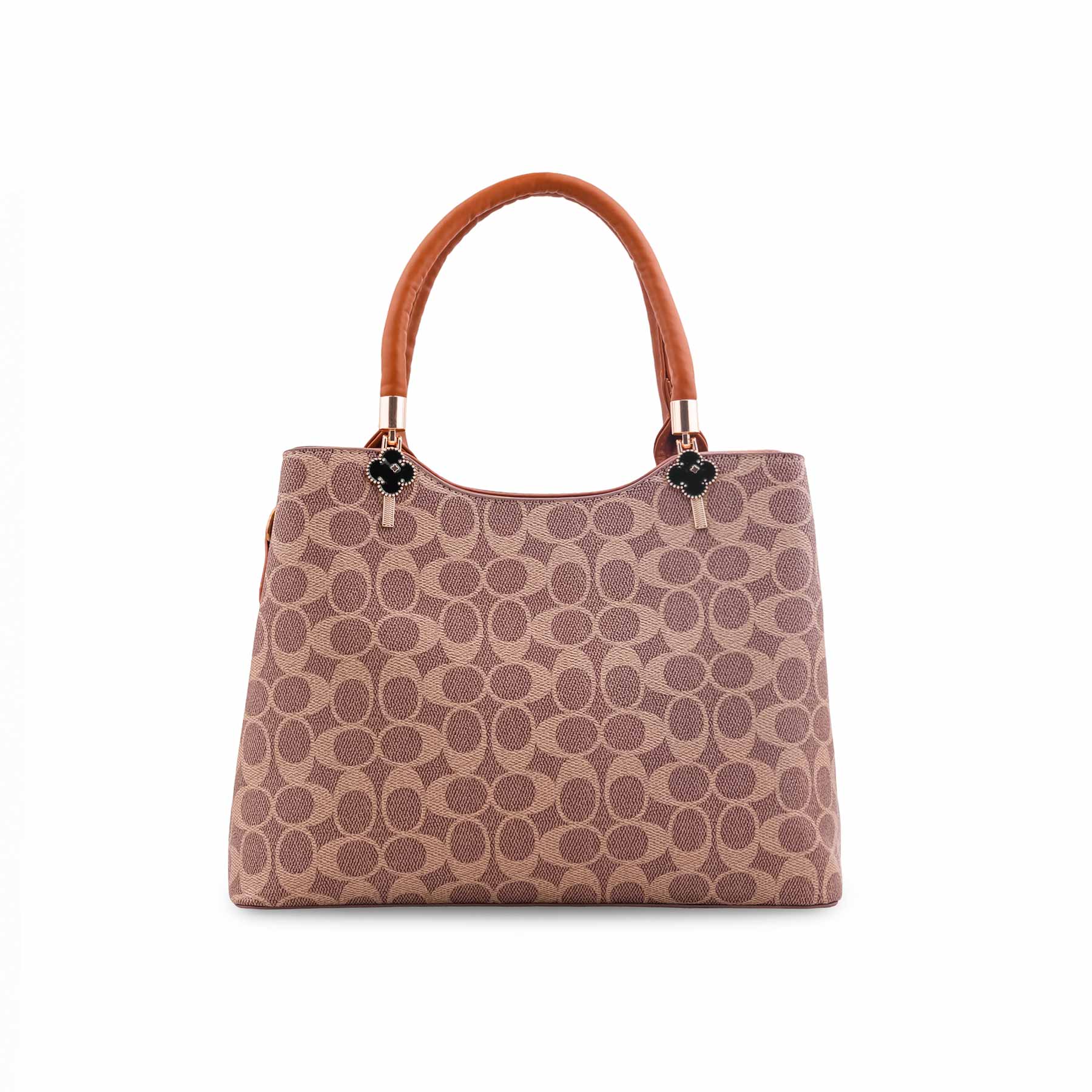 Beige Formal Hand Bag For Ladies P36621 - Image 4