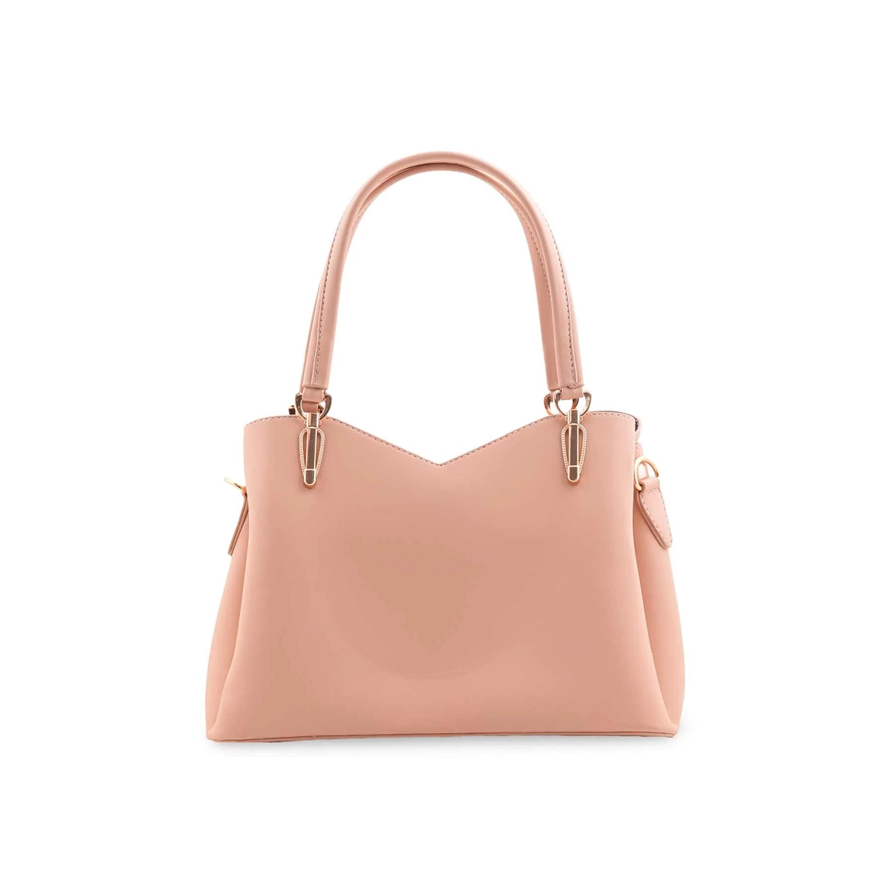 Beige Formal Hand Bag For Ladies P55848 - Image 4