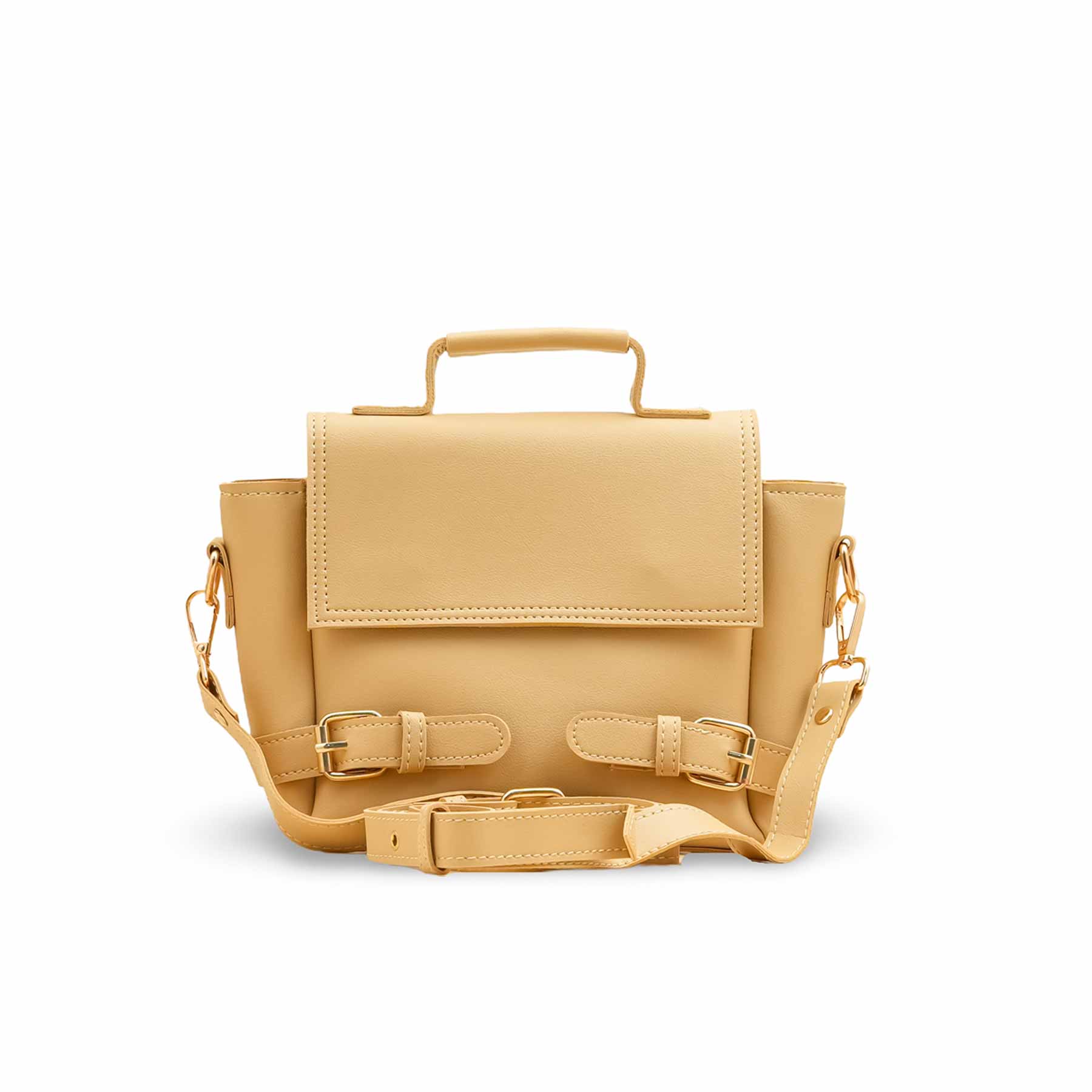 Beige Formal Hand Bag For Ladies P56253 - Image 2