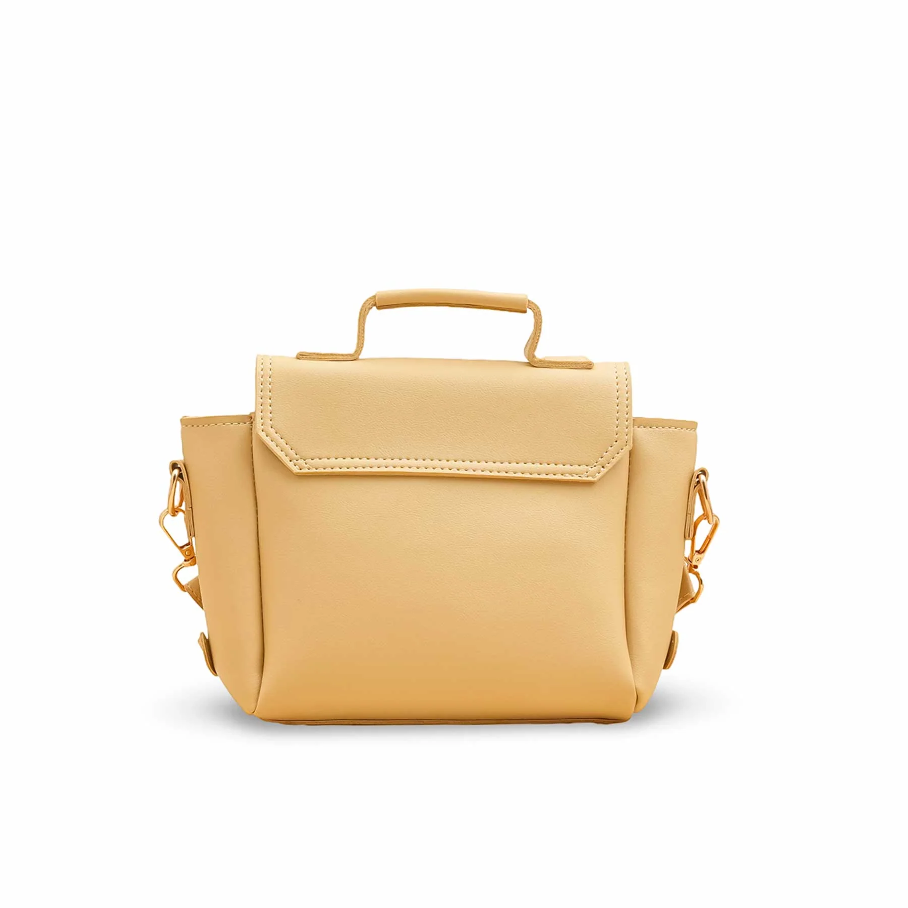 Beige Formal Hand Bag For Ladies P56253 - Image 4