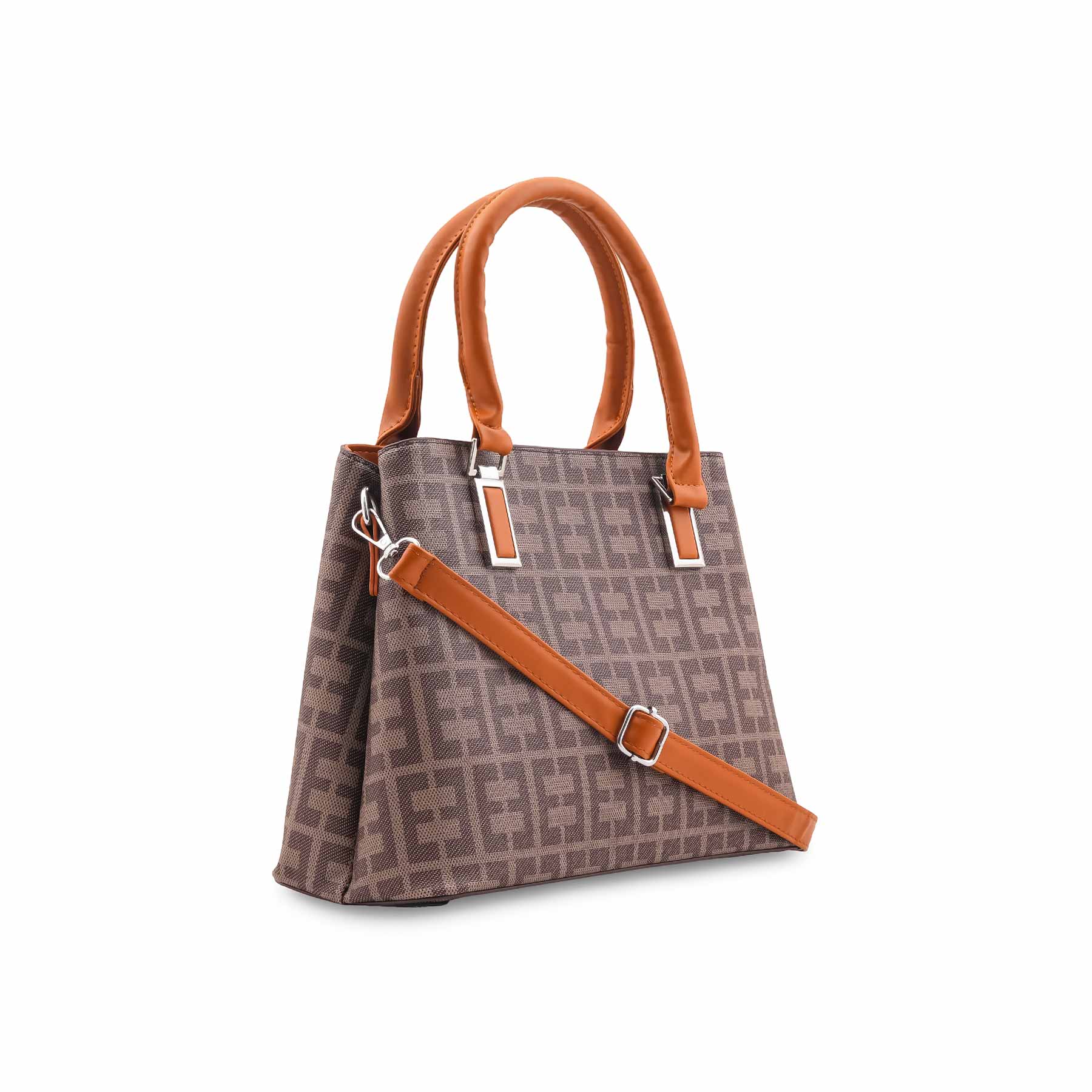 Beige Formal Hand Bag For Women P36533 - Image 3