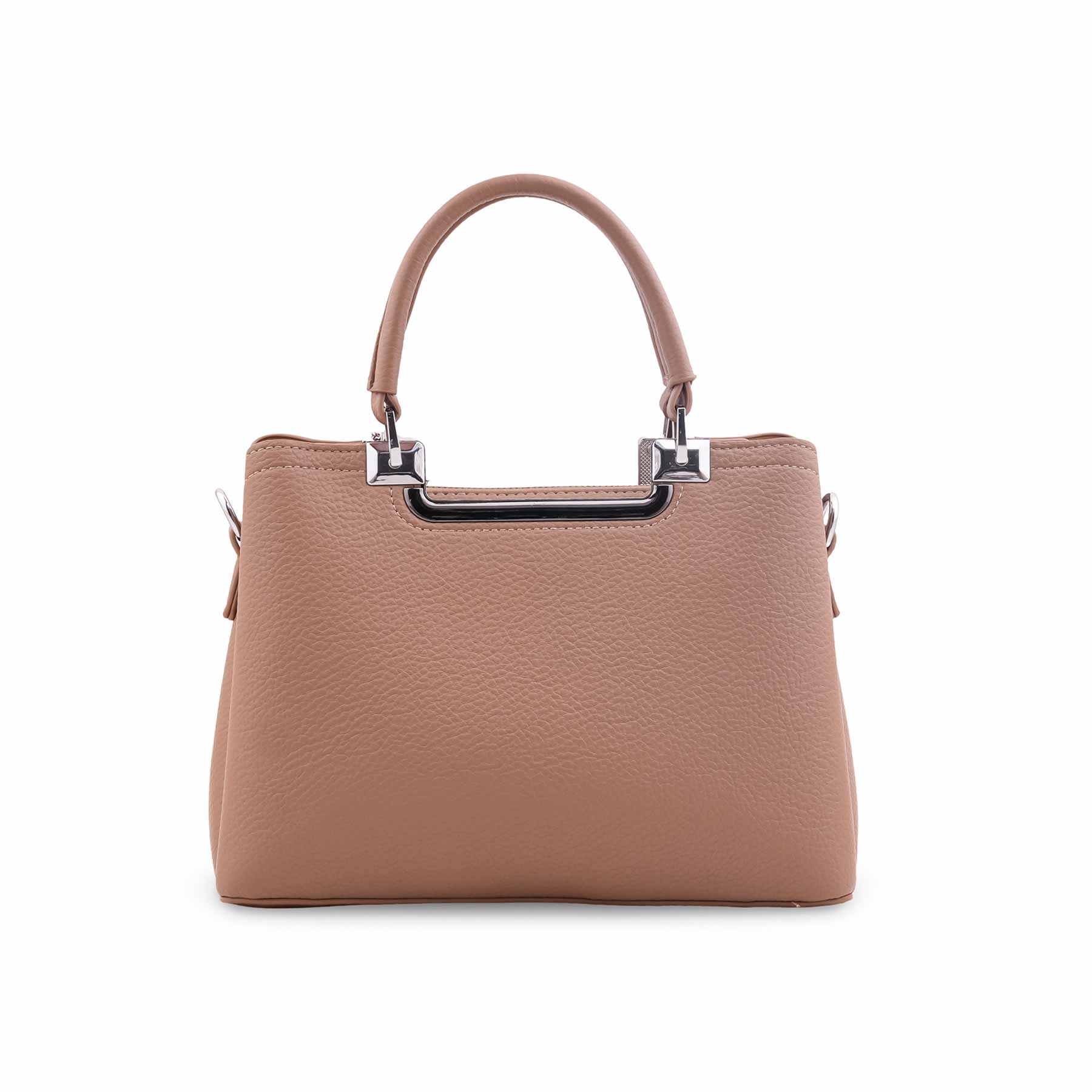 Beige Formal Hand Bag For Women P36558 - Image 4
