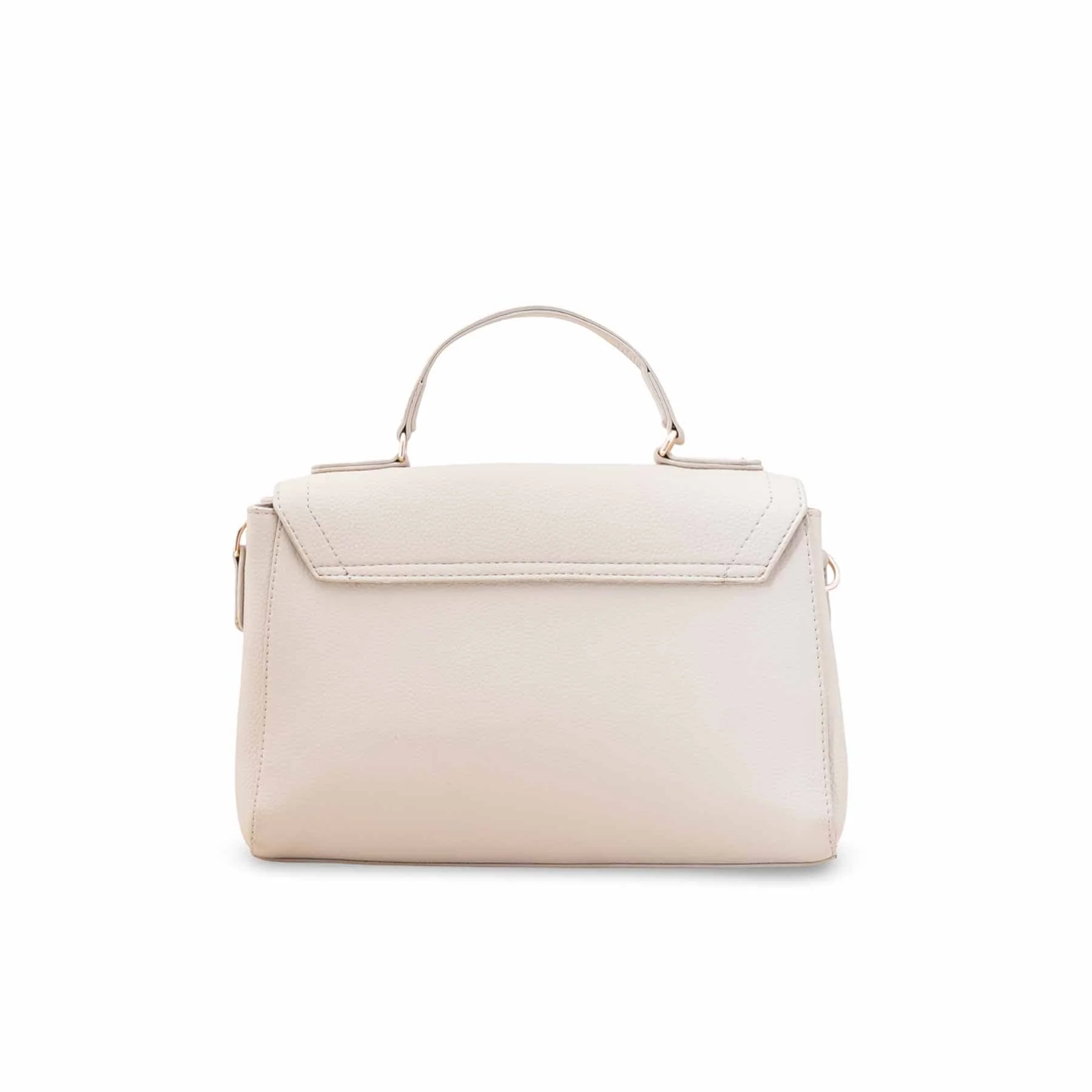 Beige Formal Hand Bag For Women P55889 - Image 4