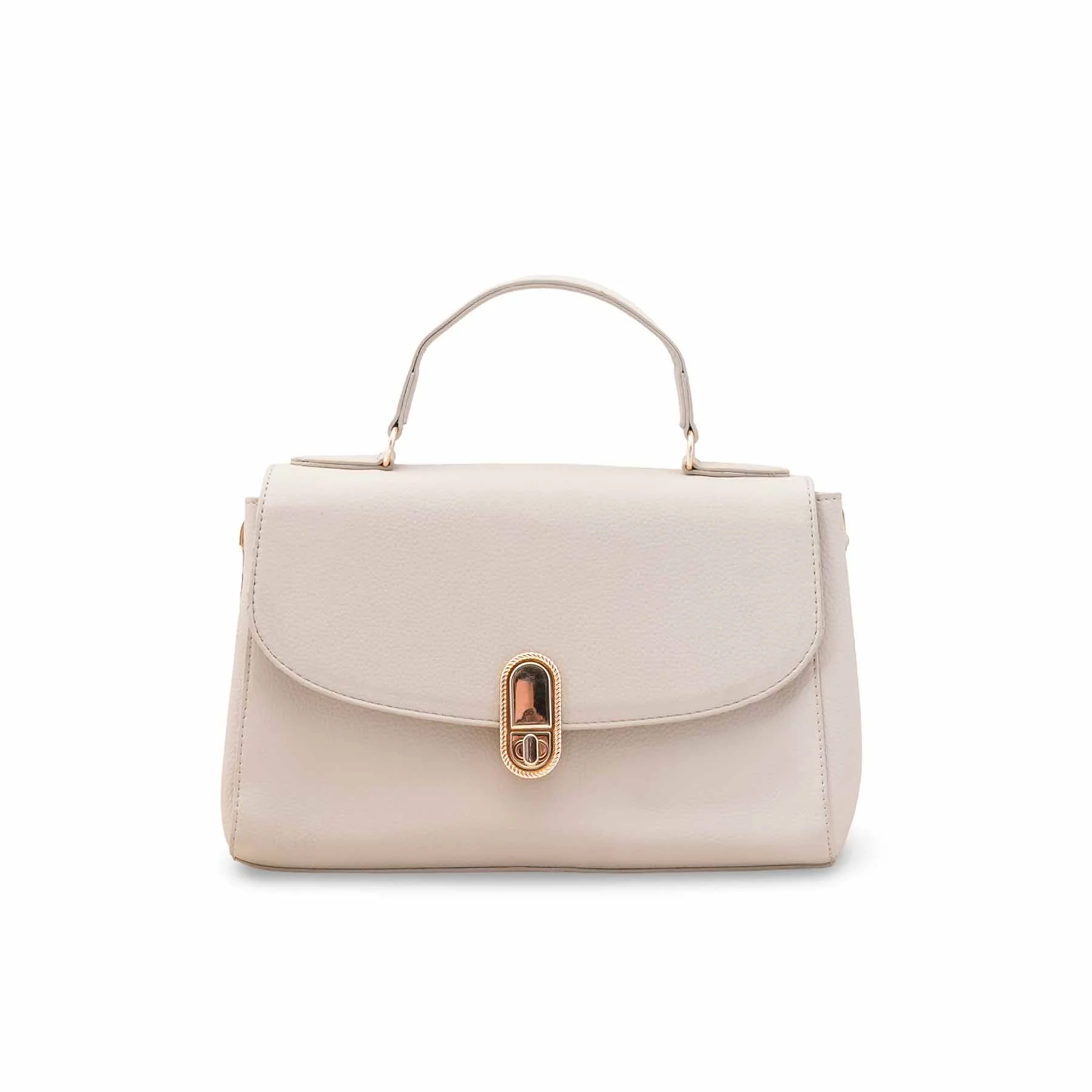Beige Formal Hand Bag For Women P55894 - Image 2