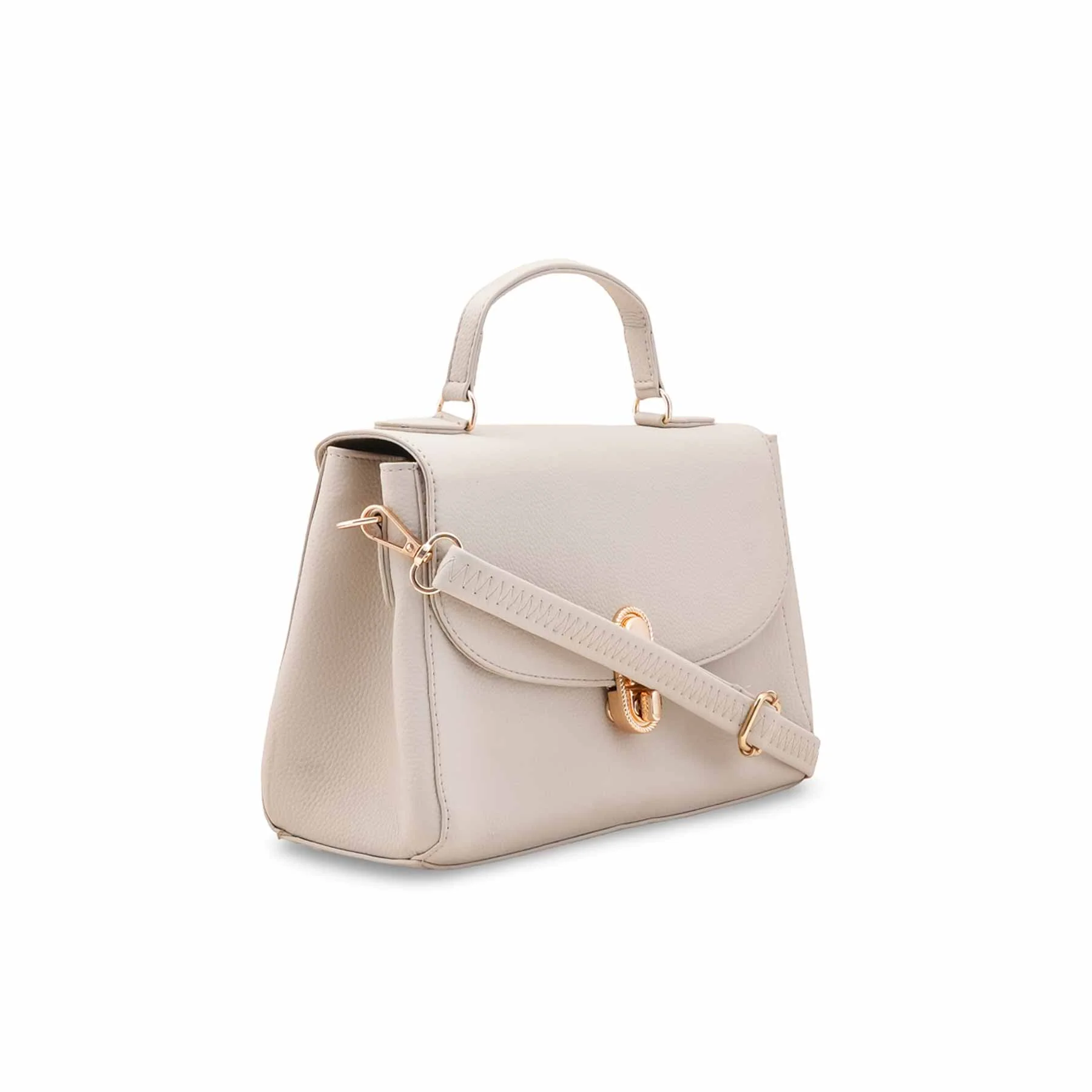 Beige Formal Hand Bag For Women P55894 - Image 3