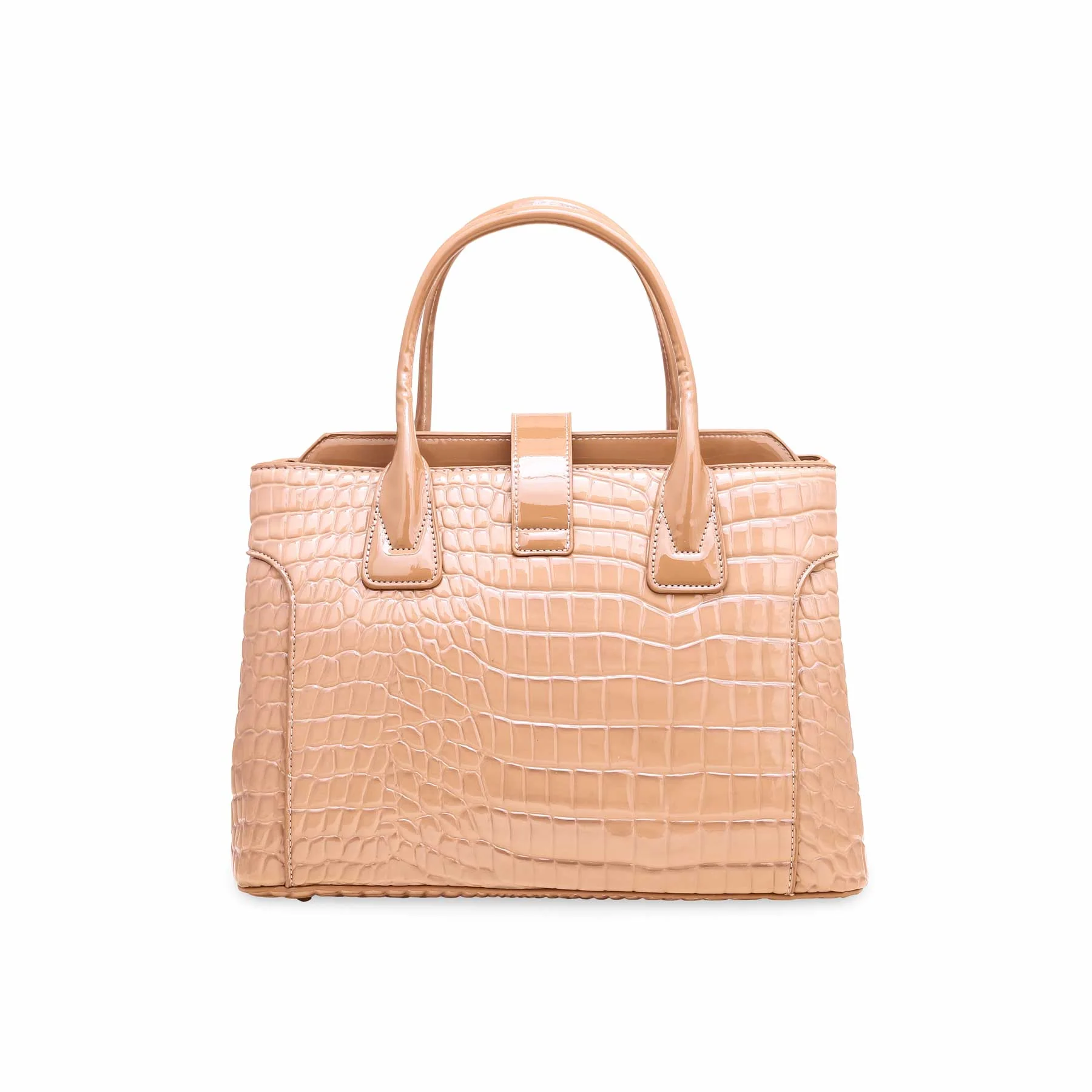 Beige Formal Hand Bag P36125 - Image 3