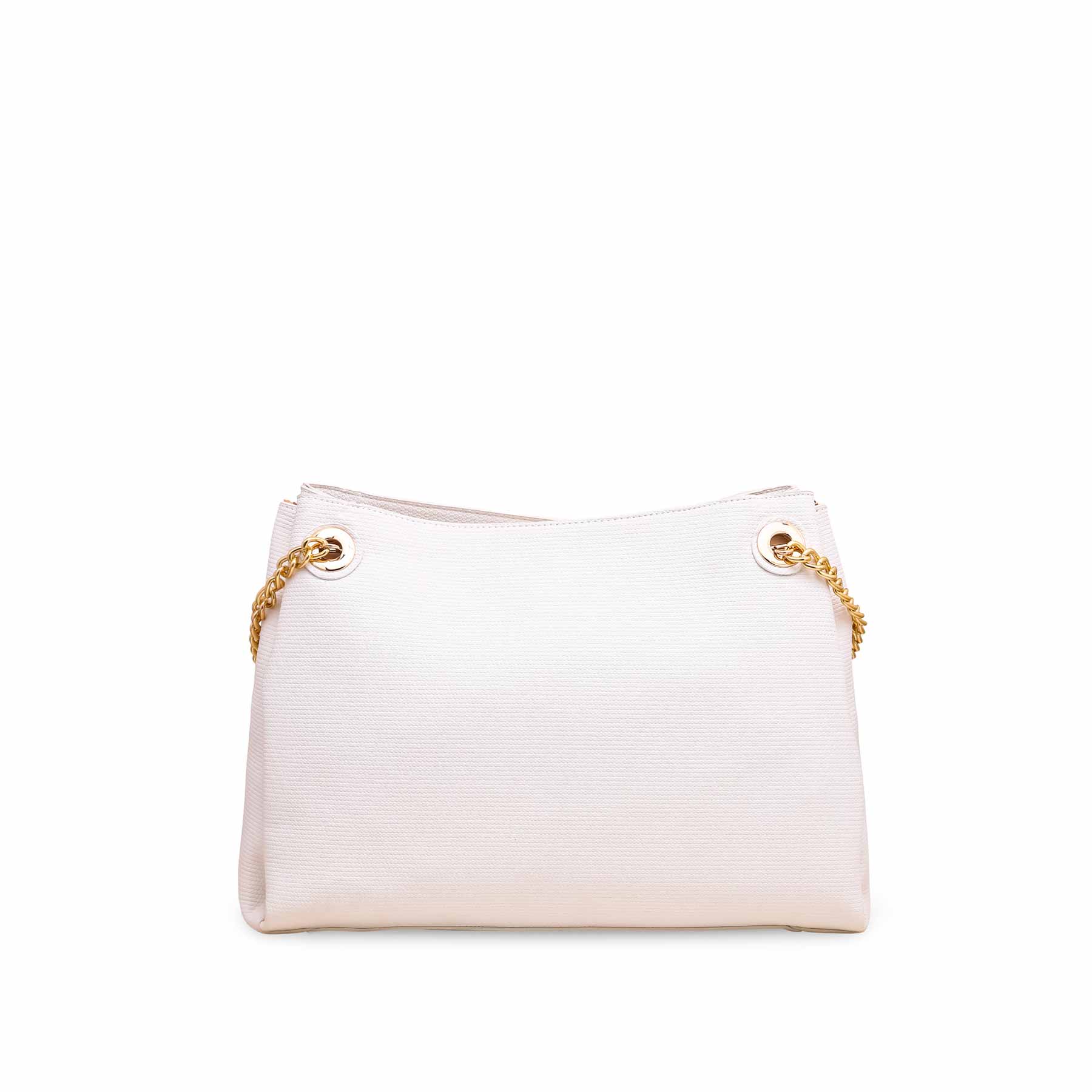 Beige Formal Hand Bag P36136 - Image 3