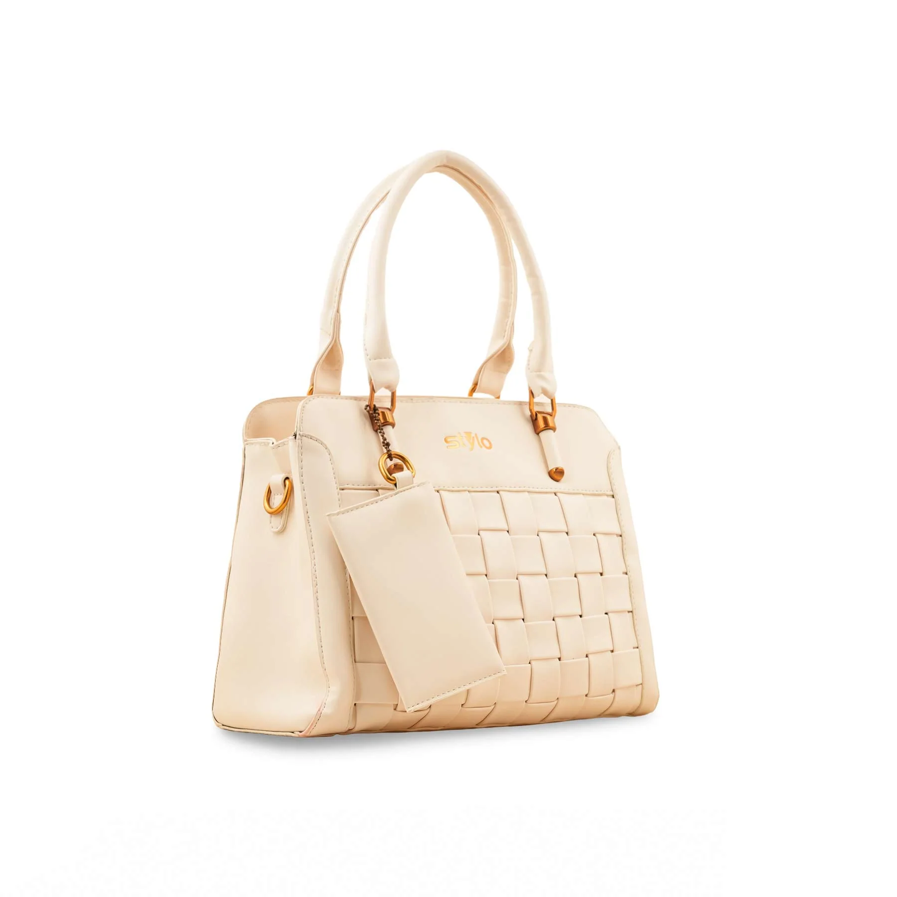 Beige Formal Hand Bag P36154 - Image 3