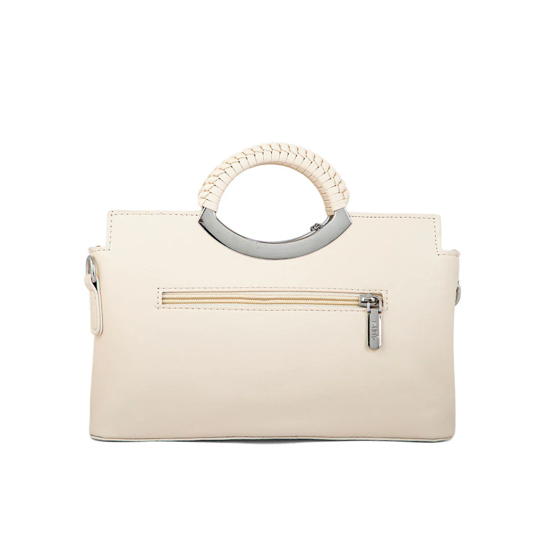 Beige Formal Hand Bag P36161 - Image 3
