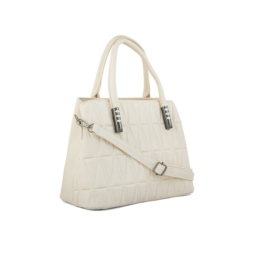 Beige Formal Hand Bag P36245 - Image 3