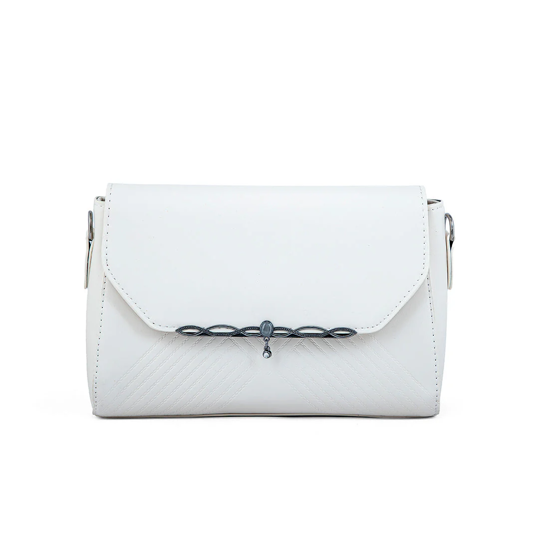 Beige Formal Shoulder Bag For Women P36251