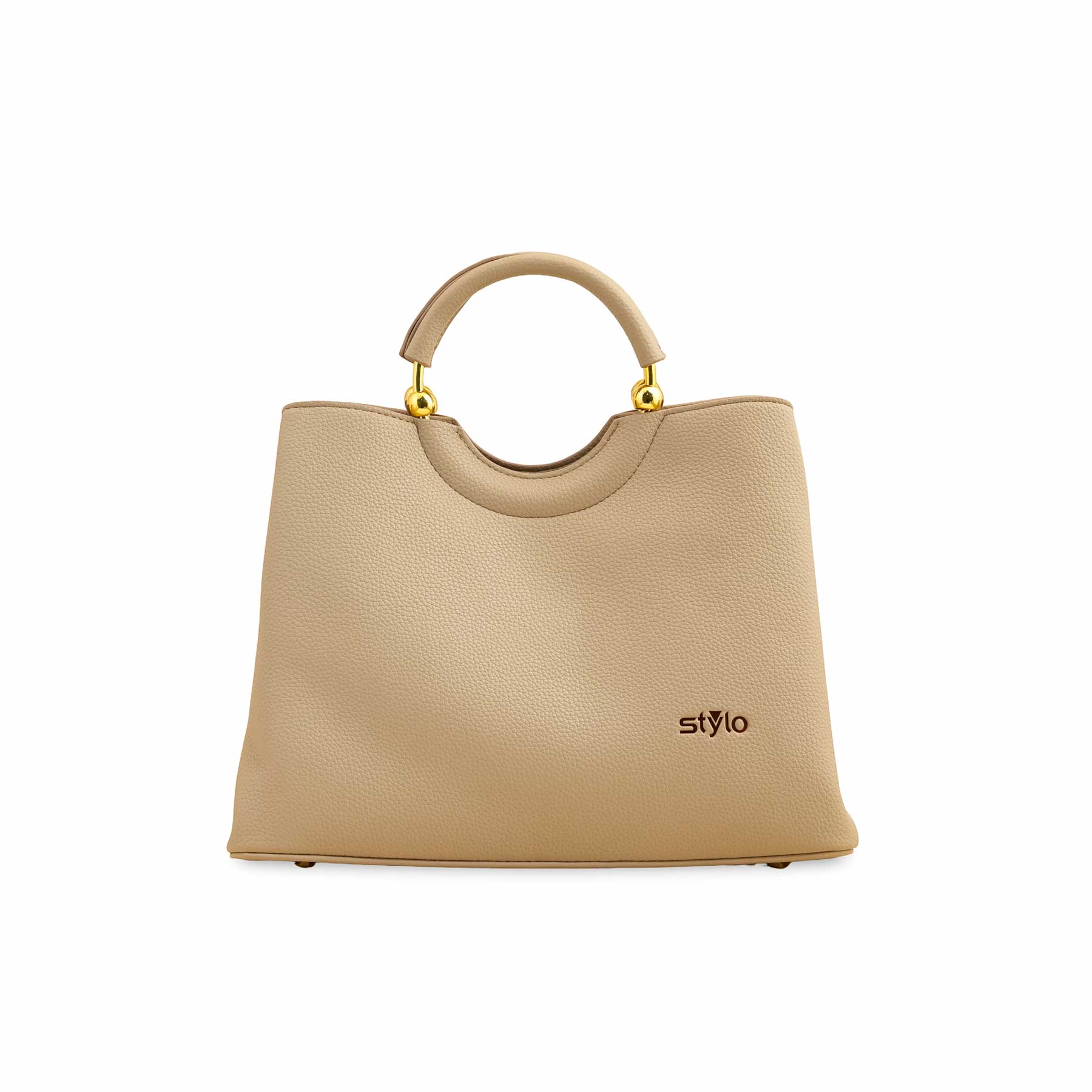 Beige Formal Hand Bag P36385 - Image 2