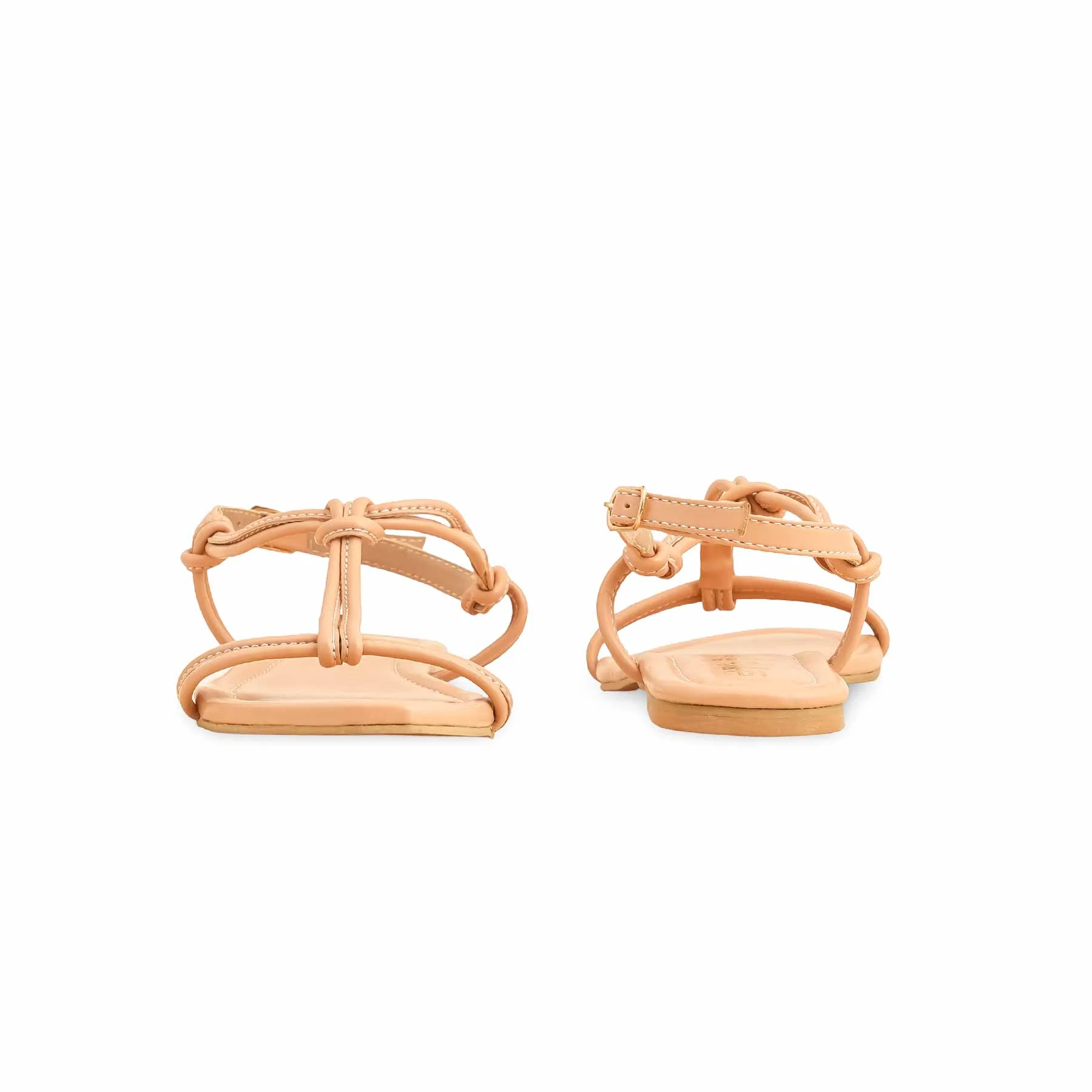 Beige Formal Sandal For Ladies FR5381 - Image 4