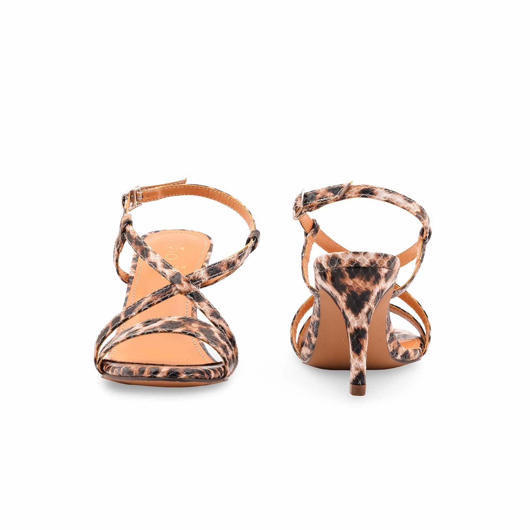 Beige Formal Sandal For Ladies FR5484 - Image 4