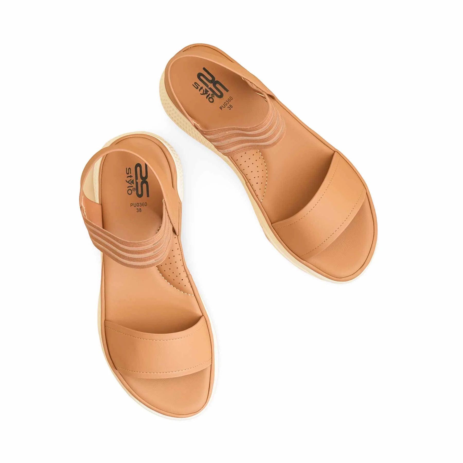 Beige Formal Sandal For Ladies PU0360 - Image 5