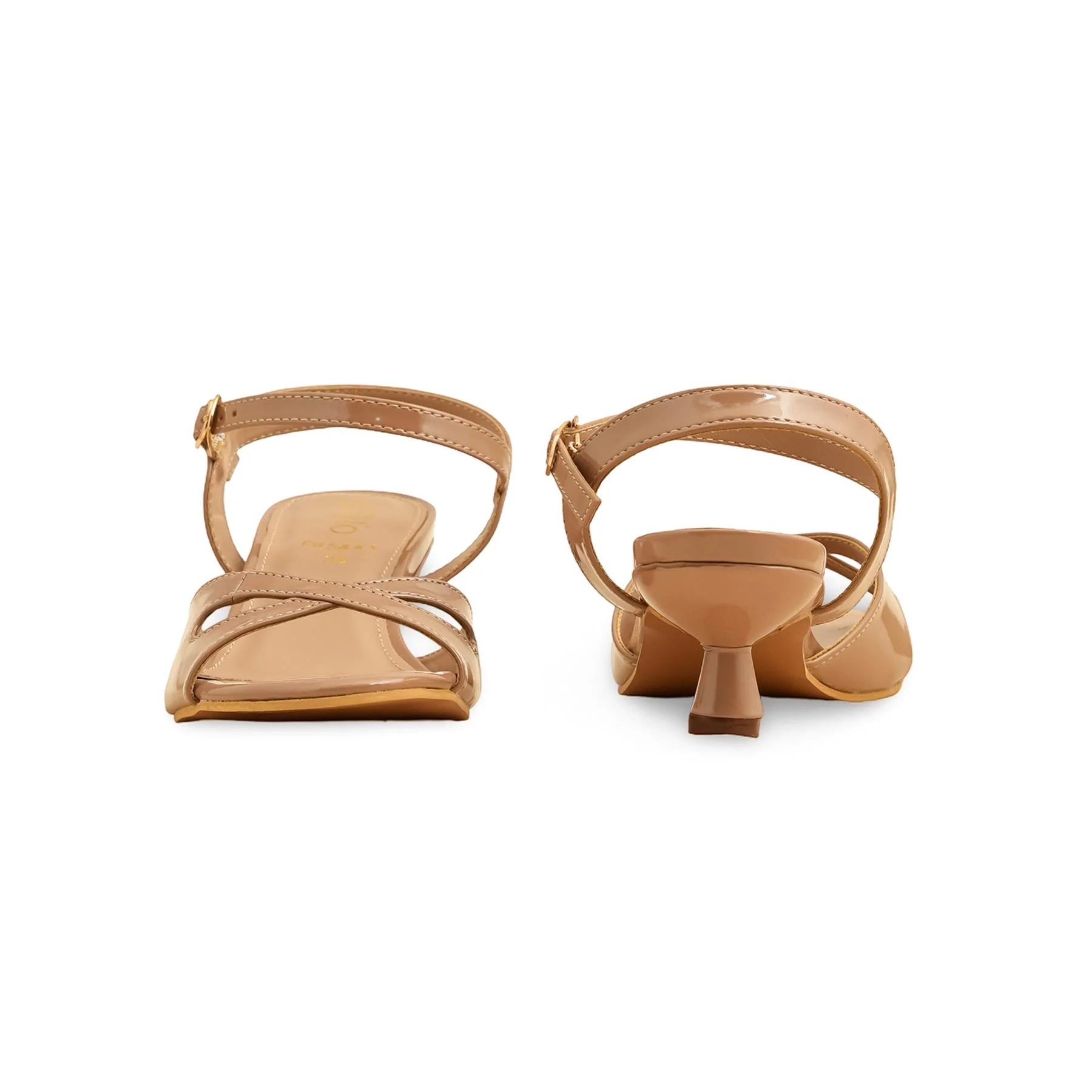 Beige Formal Sandal For Women FR5441 - Image 4