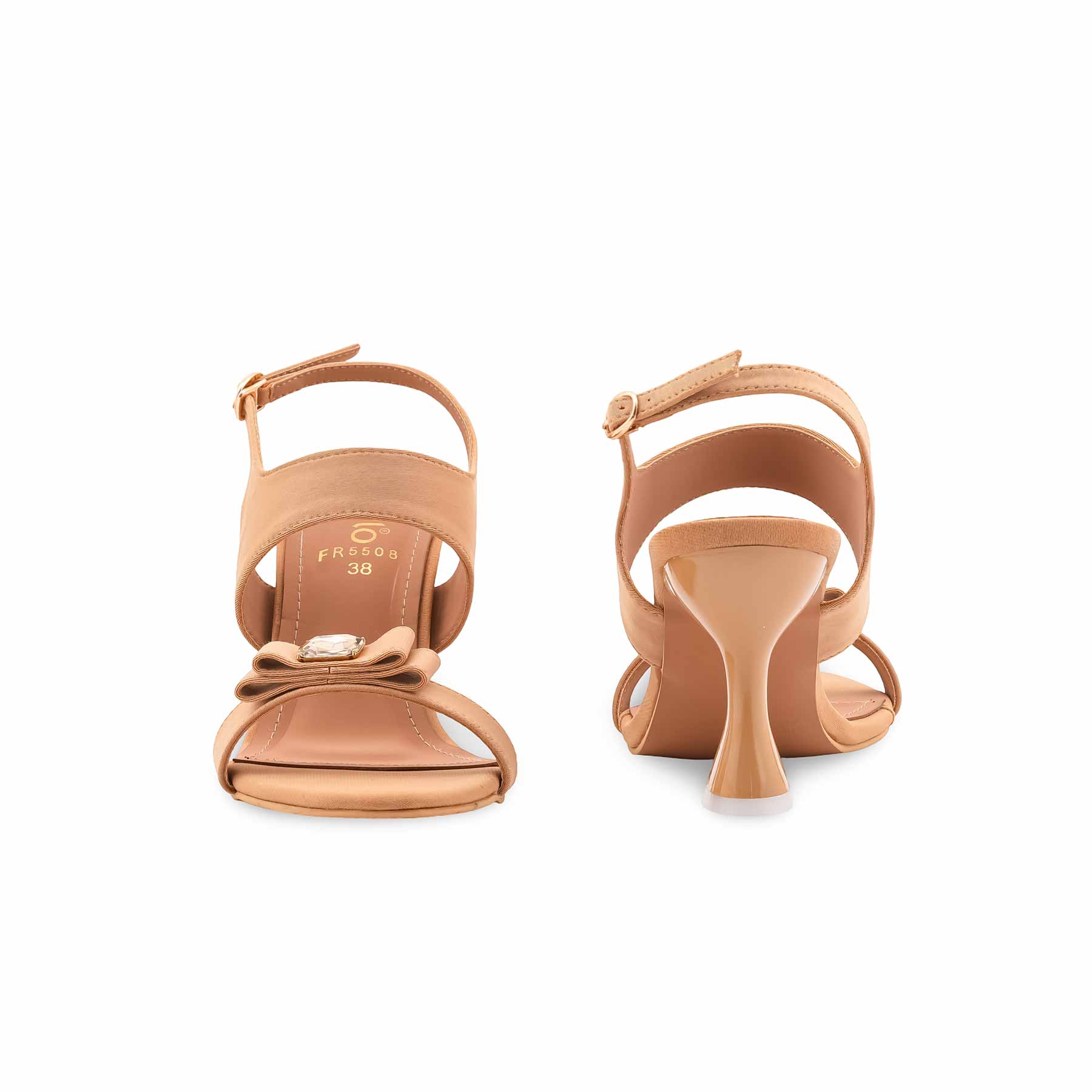 Beige Formal Sandal For Women FR5508 - Image 4