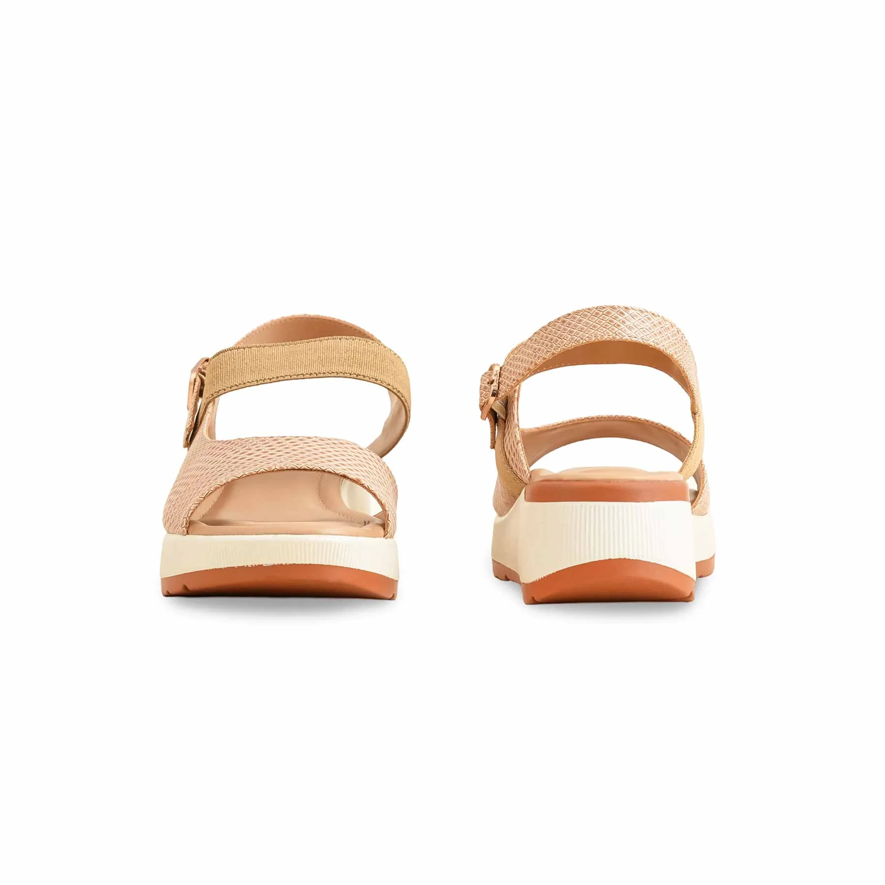 Beige Formal Sandal For Women PU0132 - Image 3