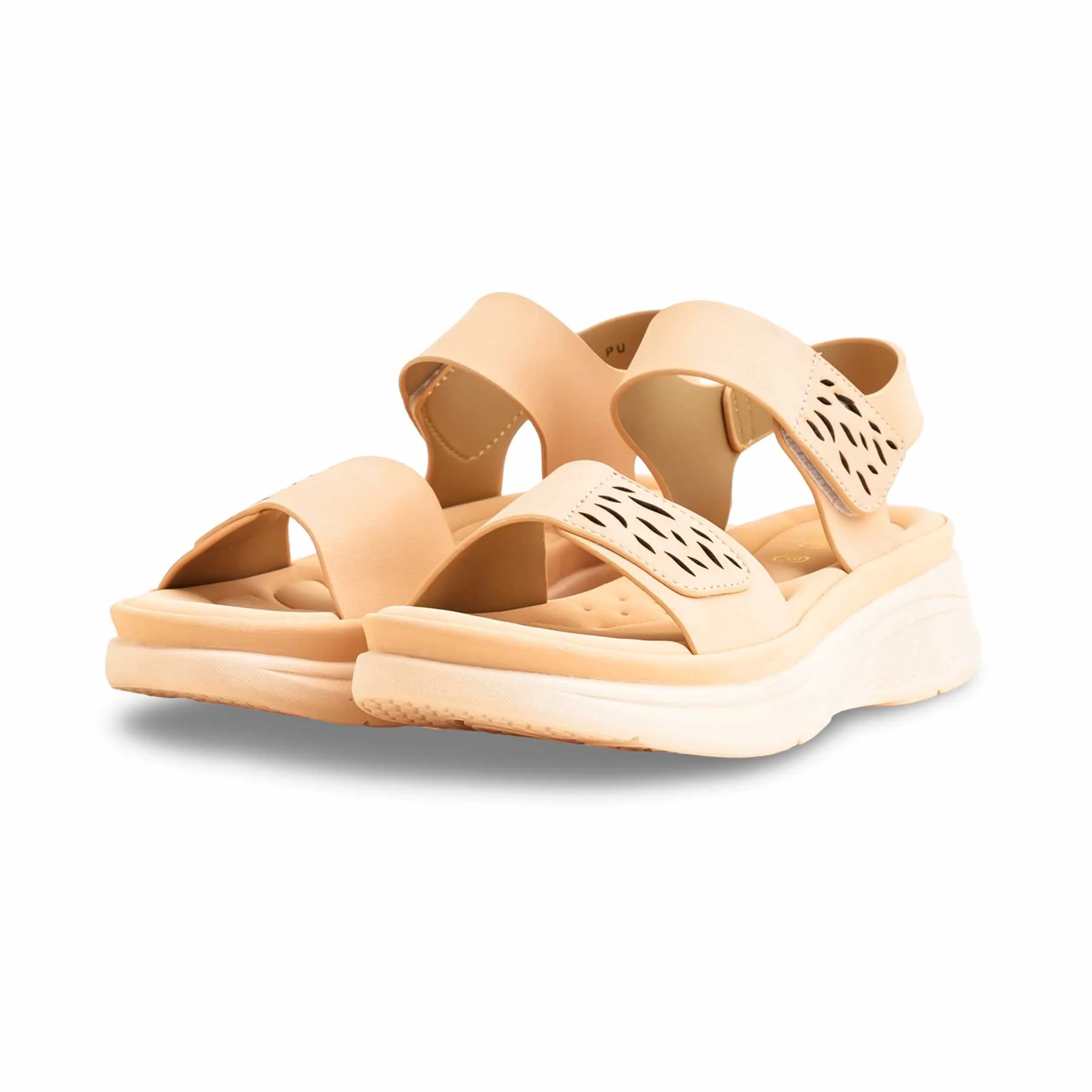 Beige Formal Sandal For Women PU0511 - Image 3
