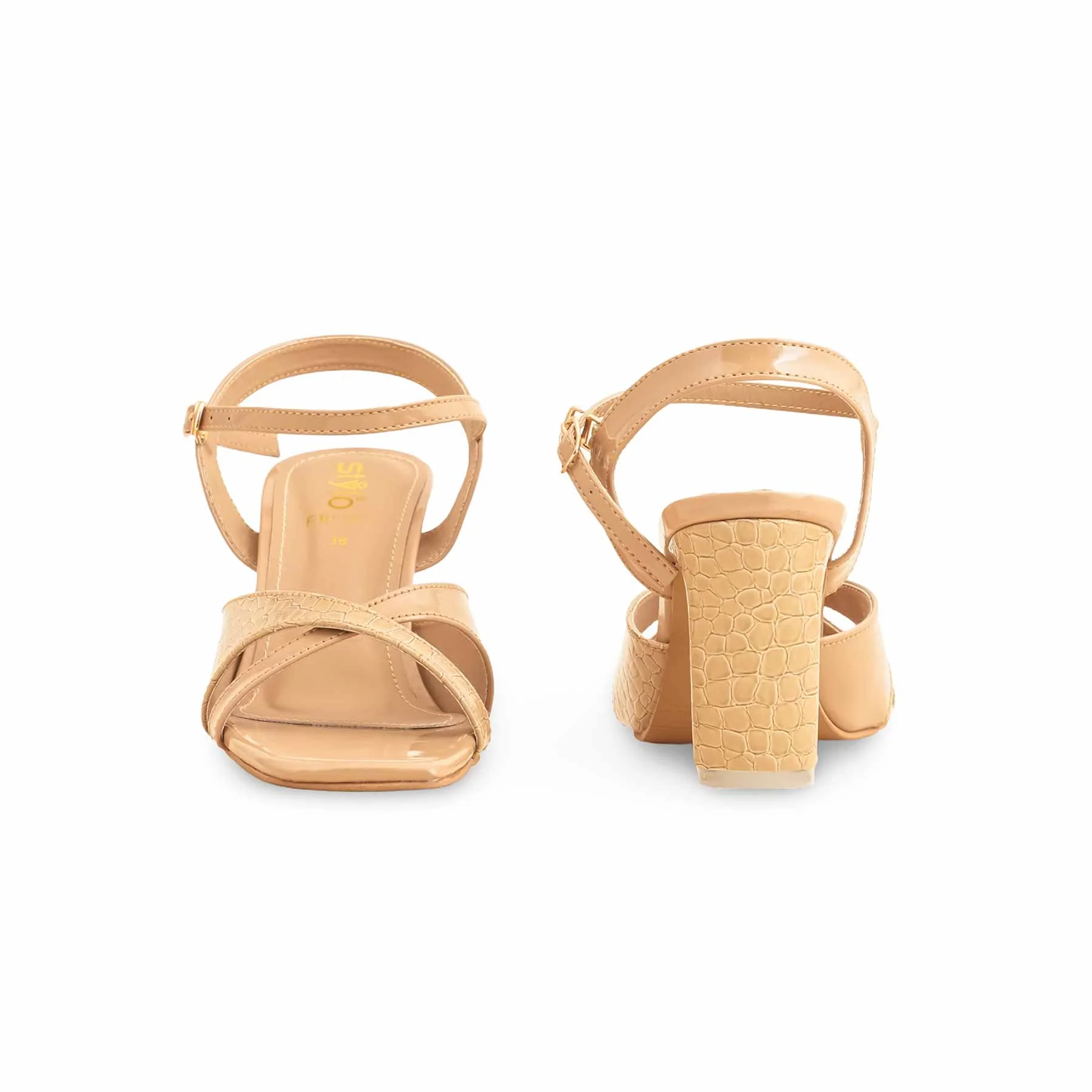 Beige Formal Sandal FR5367 - Image 4