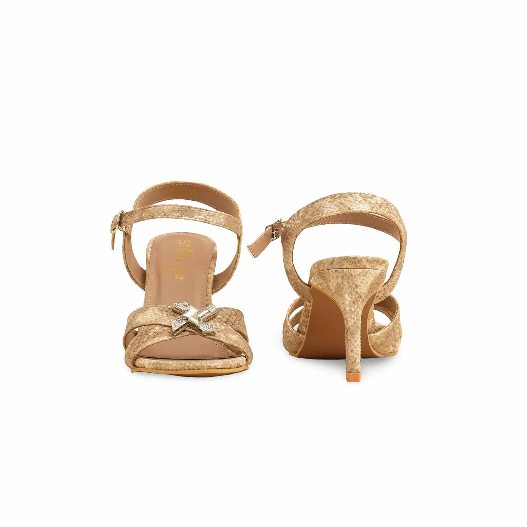 Beige Formal Sandal FR5387 - Image 4