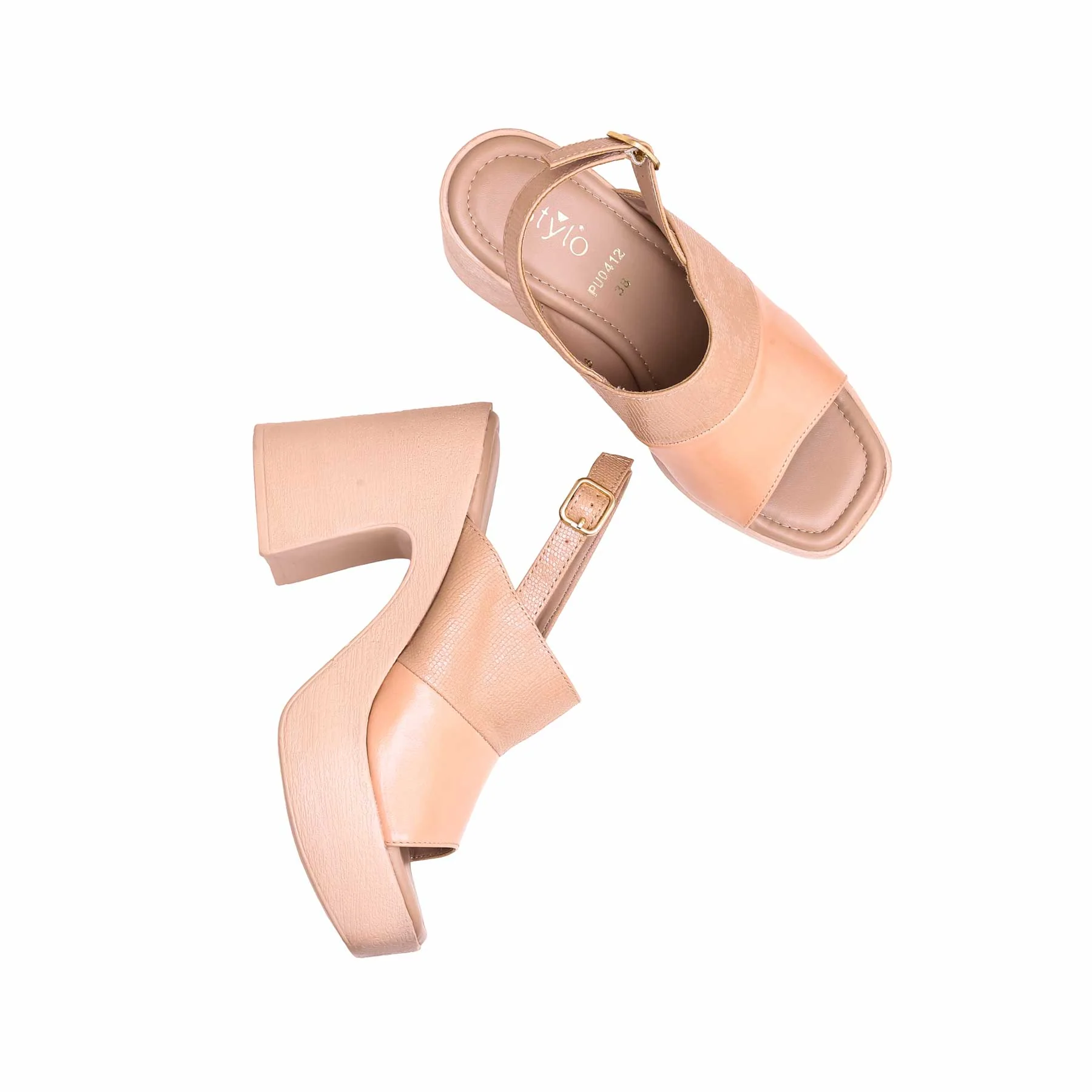 Beige Formal Sandal PU0412 - Image 4