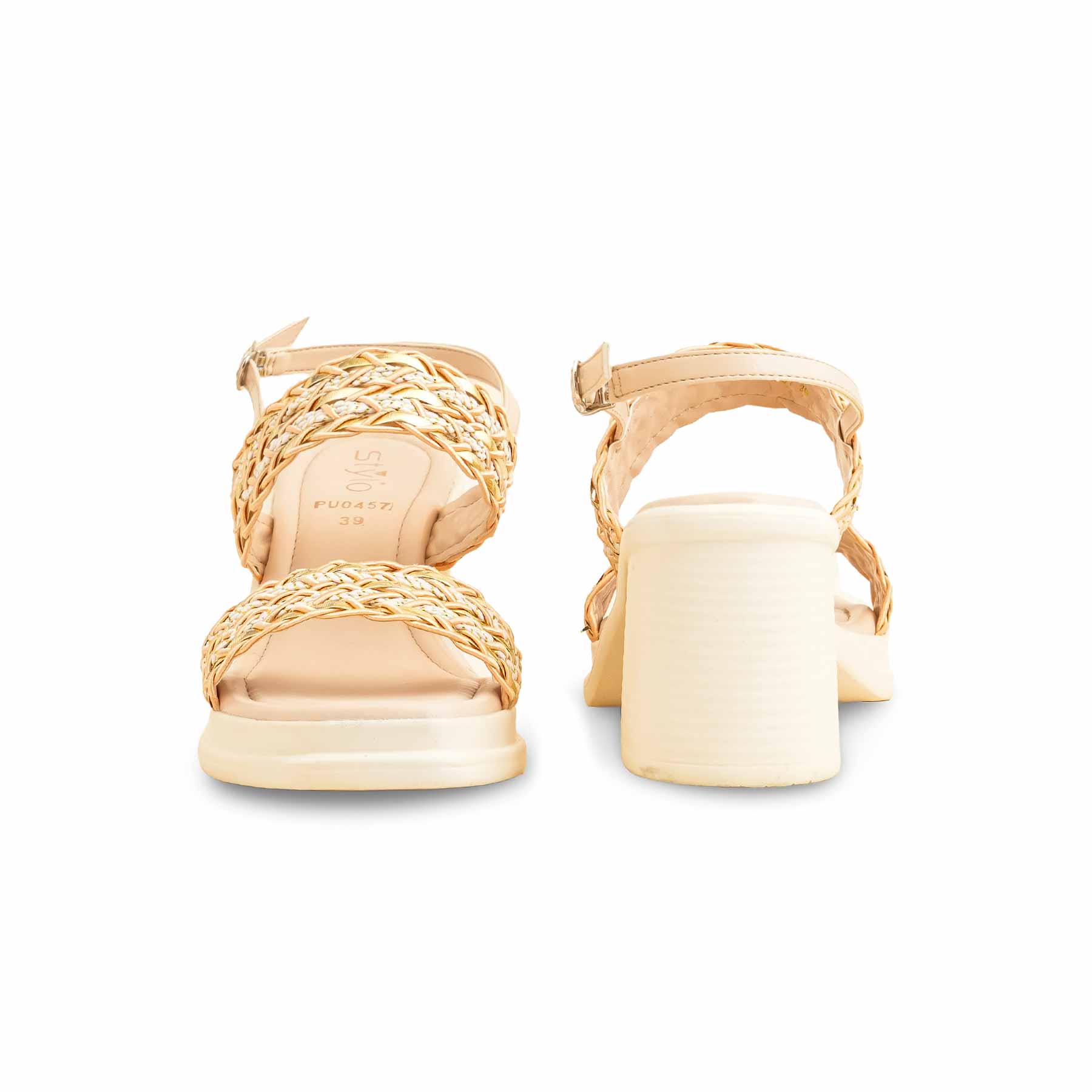 Beige Formal Sandal PU0457 - Image 4