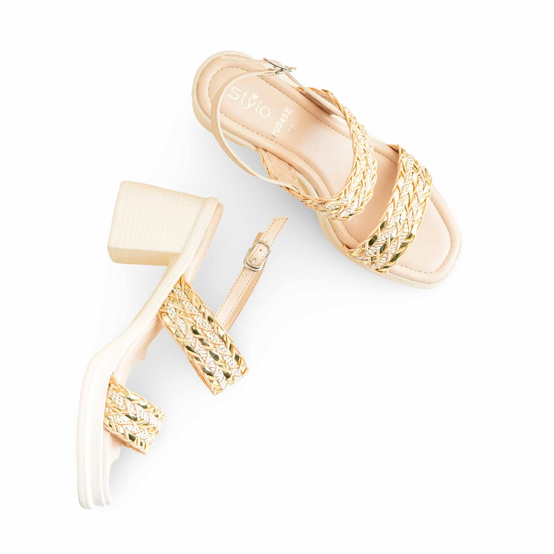 Beige Formal Sandal PU0457 - Image 5