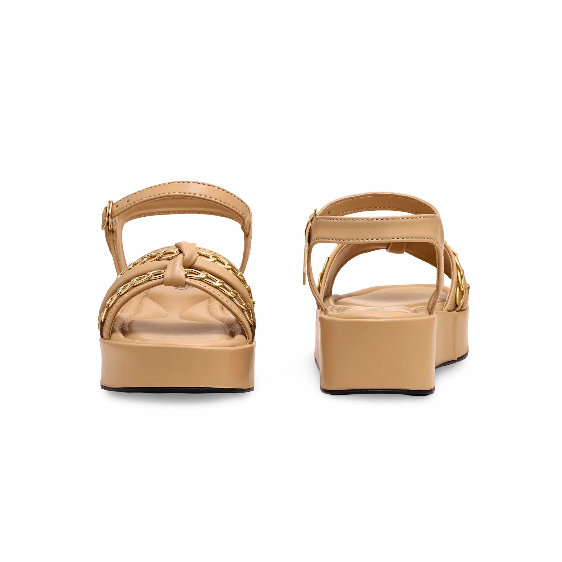 Beige Formal Sandal PU0483 - Image 4