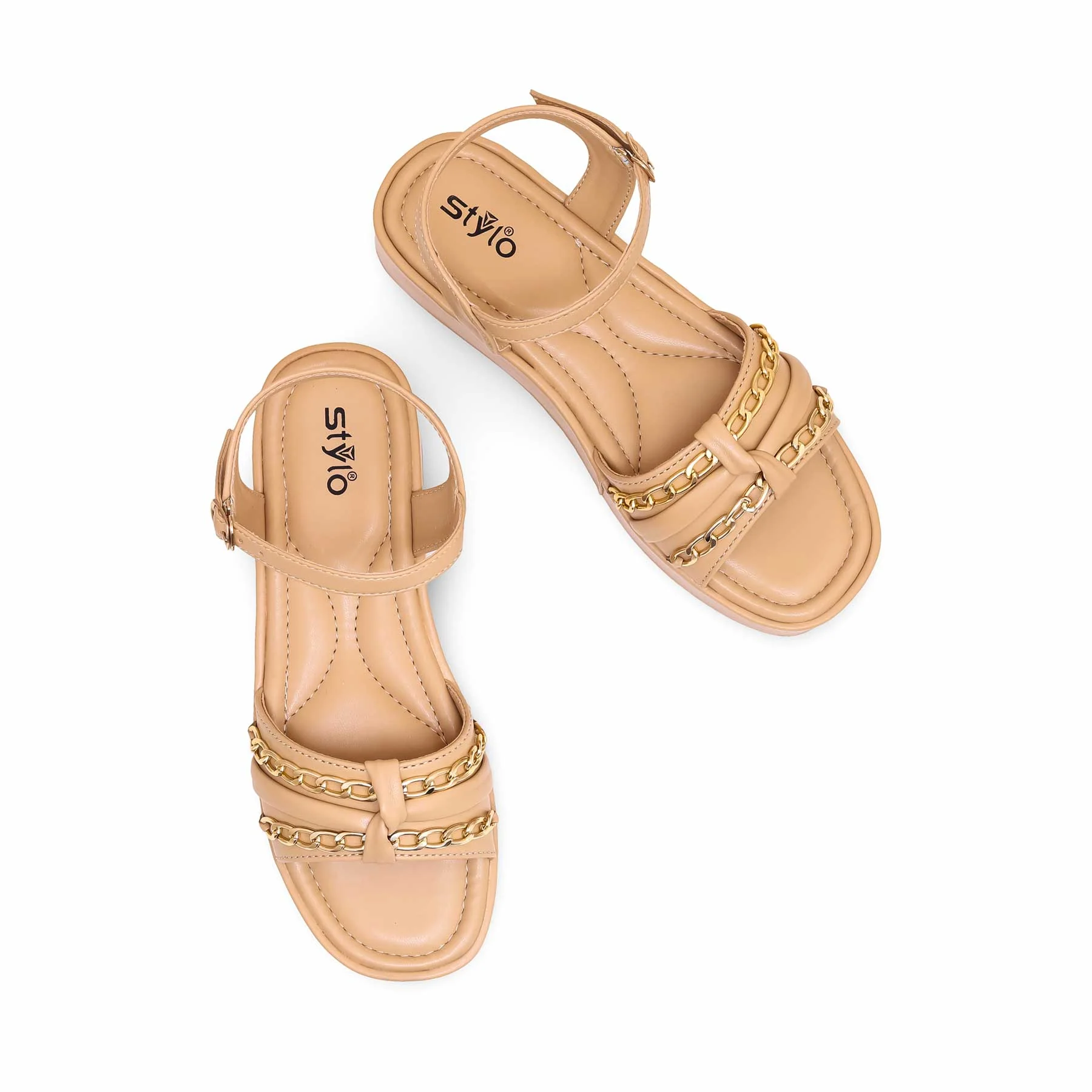 Beige Formal Sandal PU0483 - Image 5