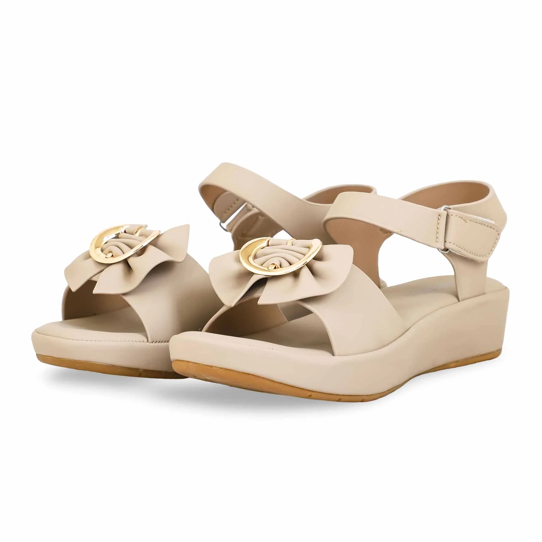 Beige Formal Sandal PU0519 - Image 3
