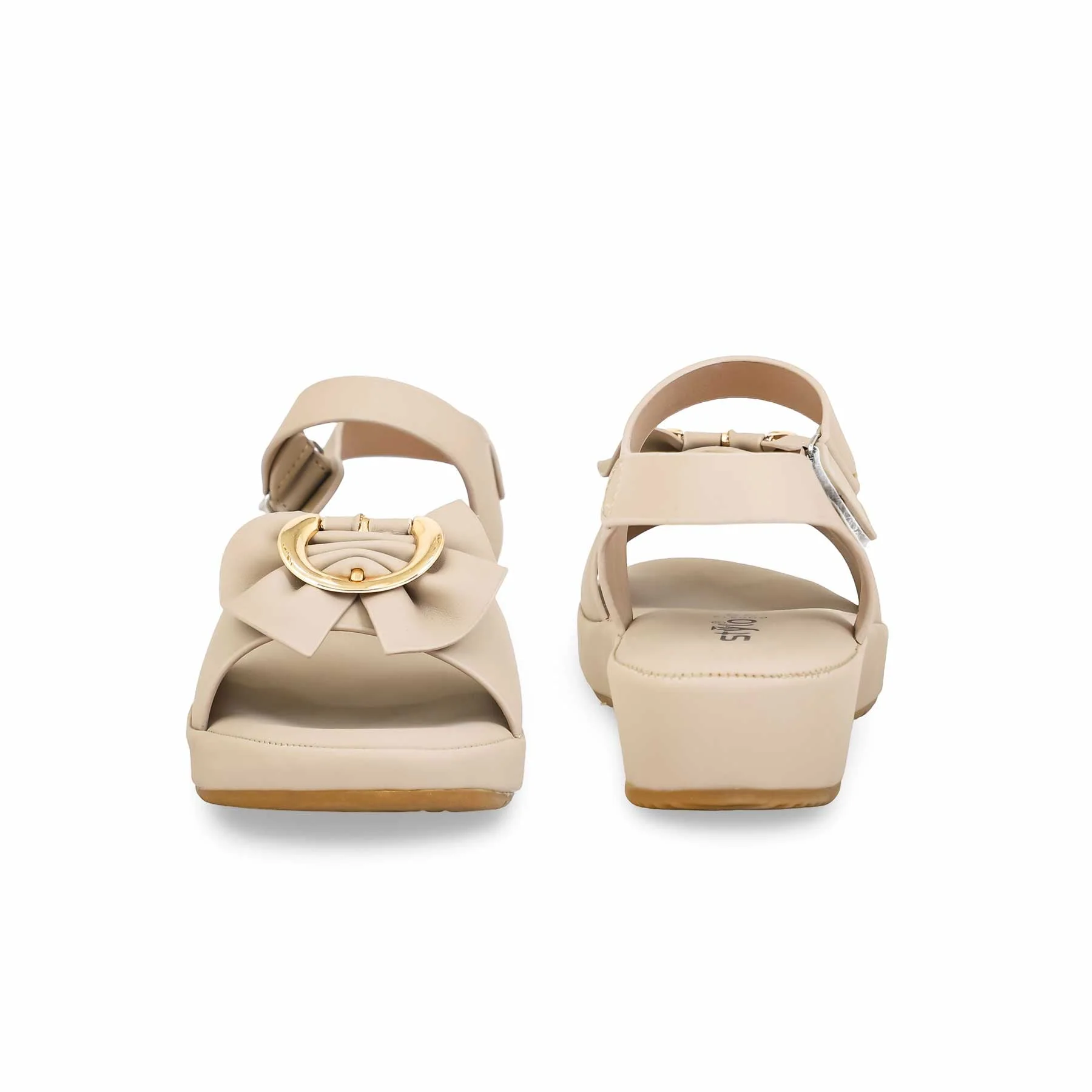 Beige Formal Sandal PU0519 - Image 4
