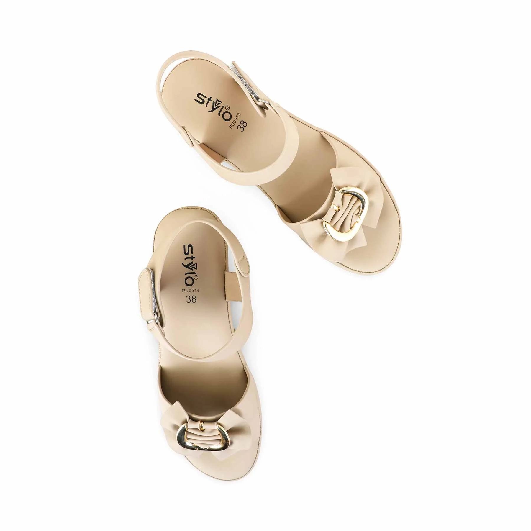 Beige Formal Sandal PU0519 - Image 5