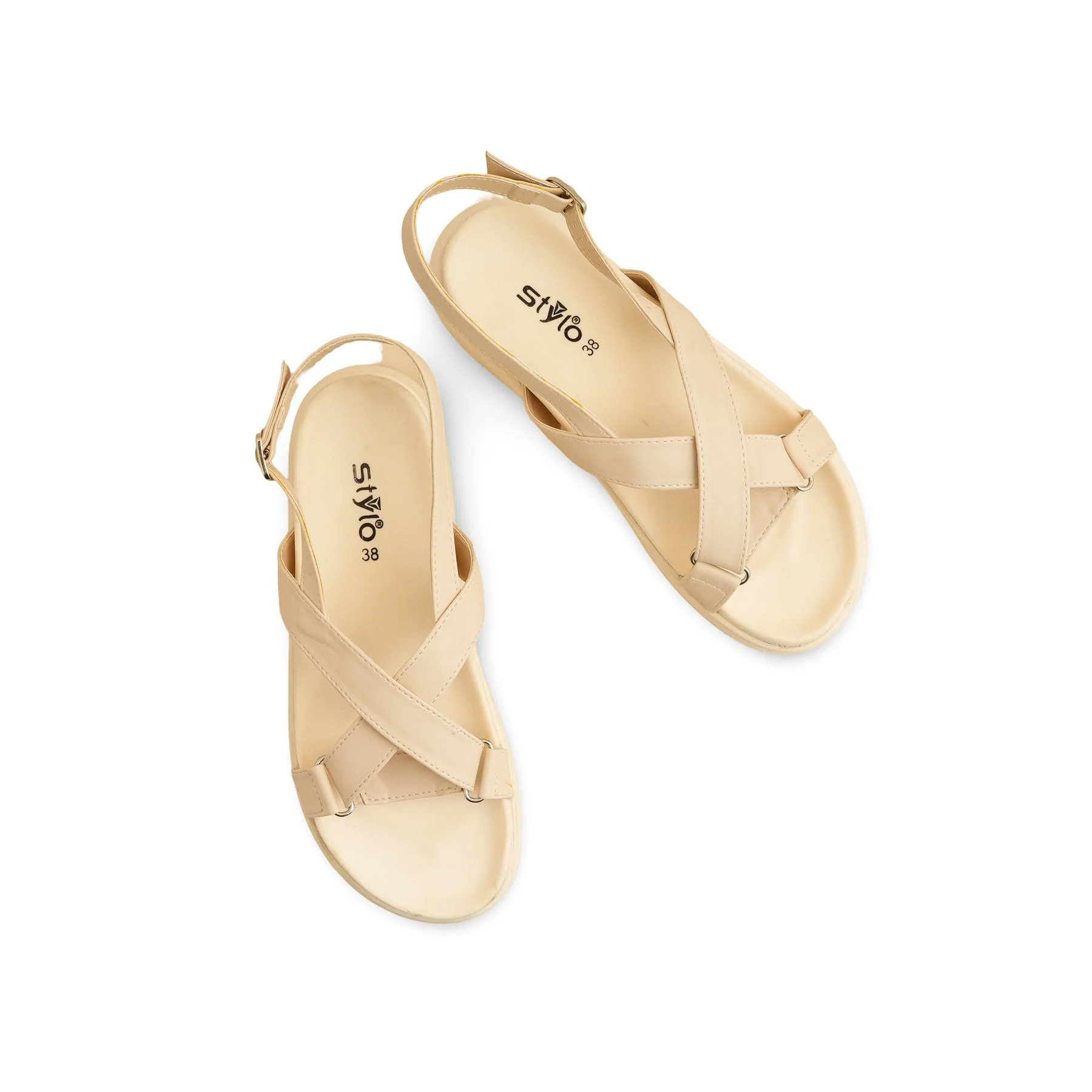 Beige Formal Sandal PU0569 - Image 6