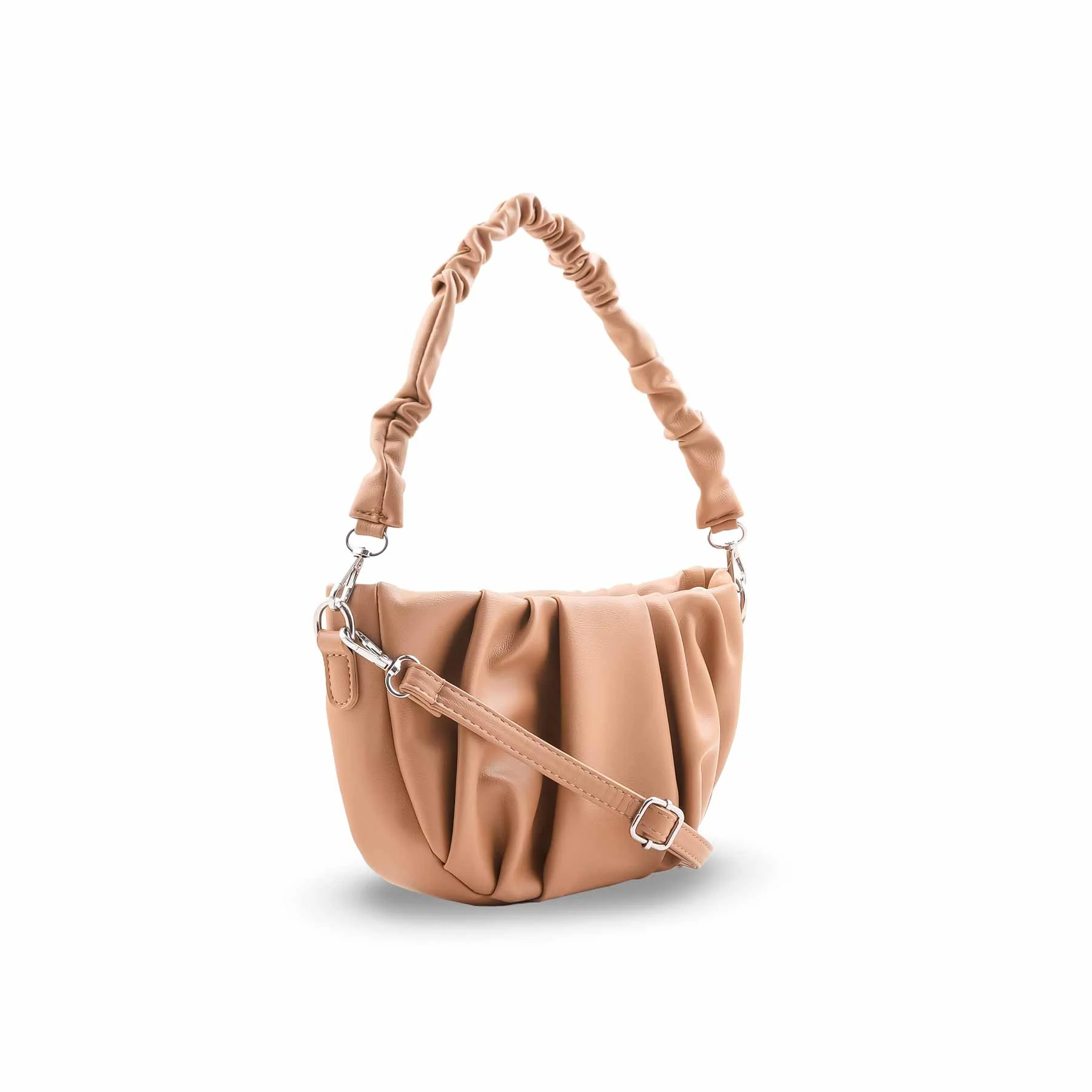 Beige Formal Shoulder Bag For Ladies P36481 - Image 3