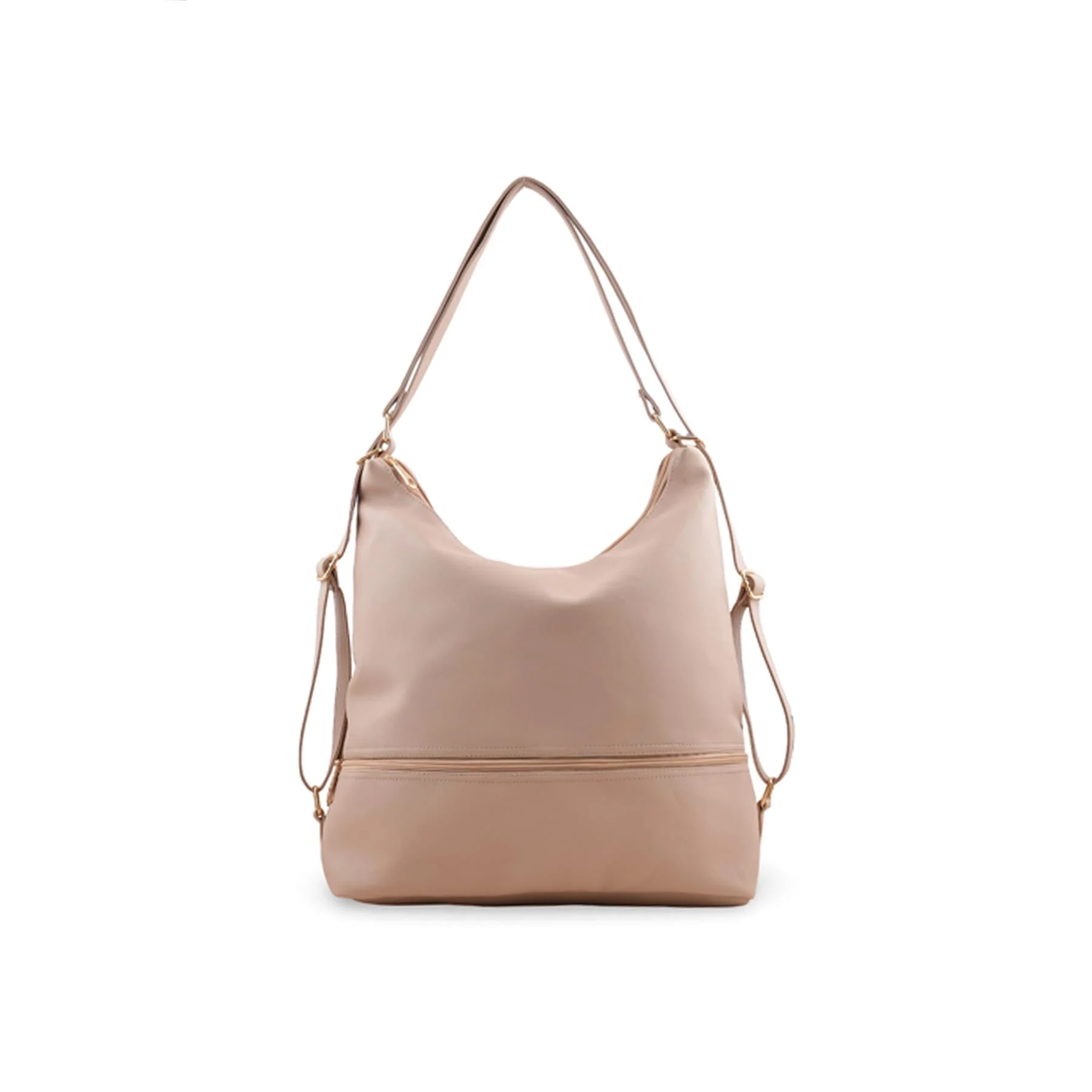 Beige Formal Shoulder Bag For Ladies P55891 - Image 2