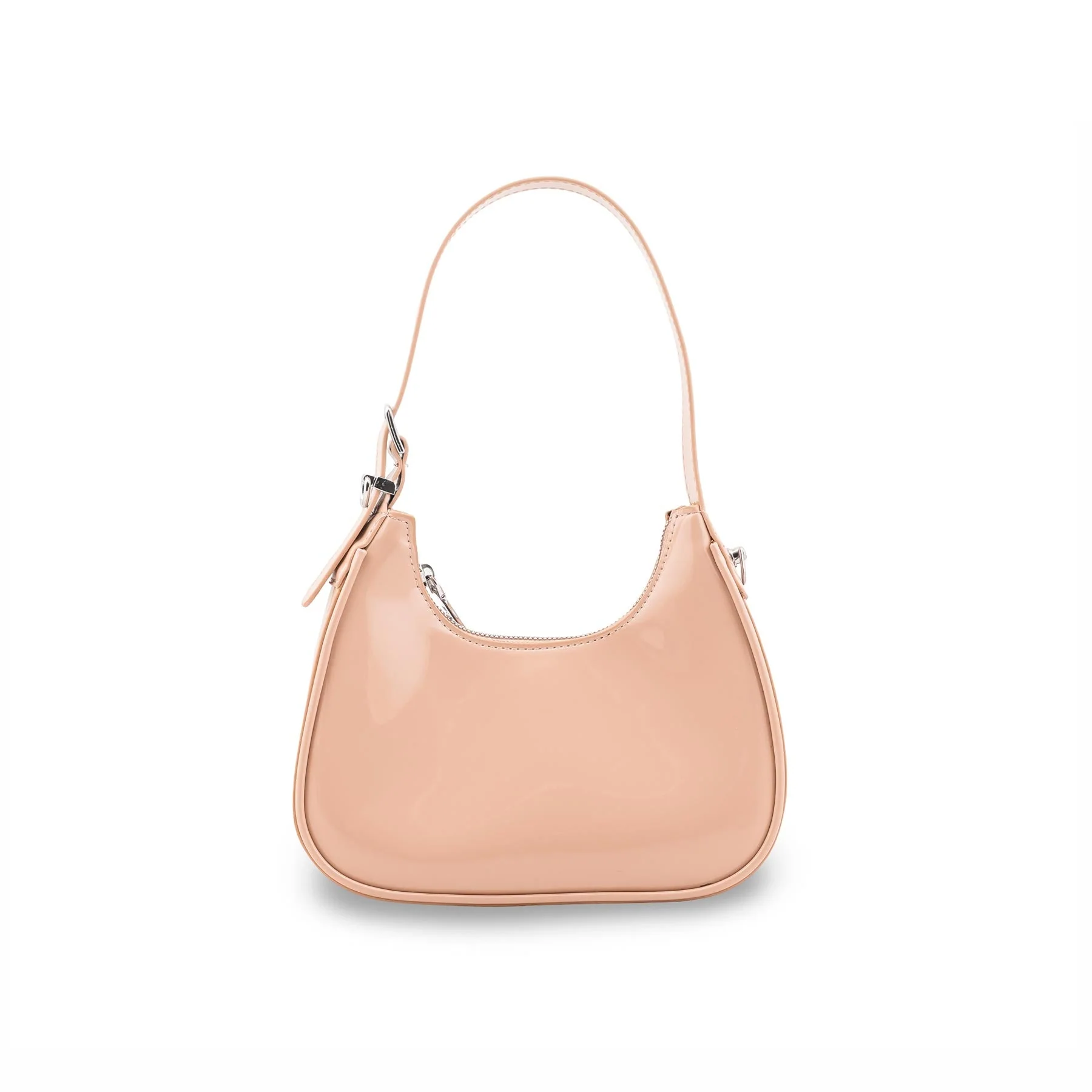 Beige Formal Shoulder Bag For Women P36486 - Image 2