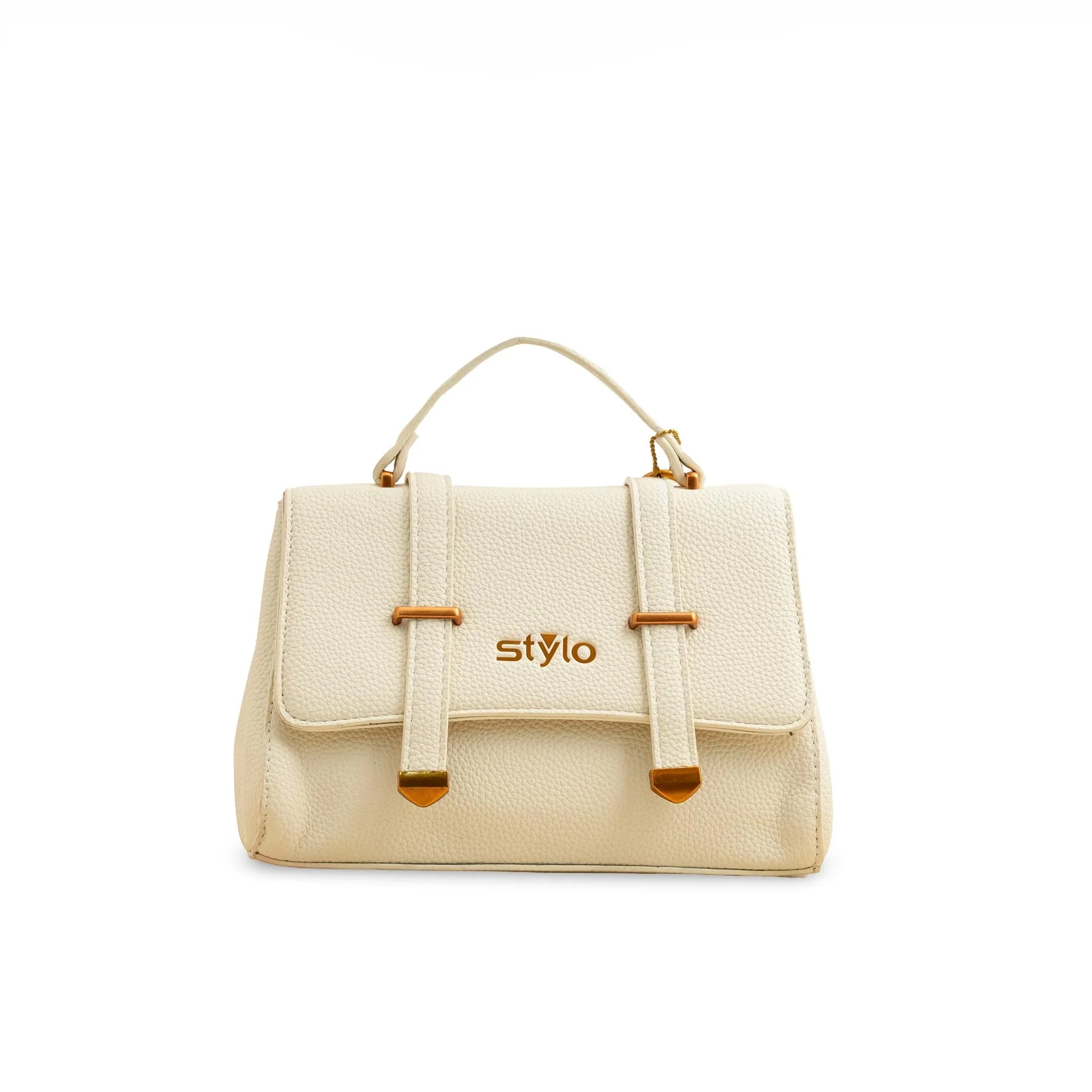 Beige Formal Shoulder Bag P36148 - Image 2