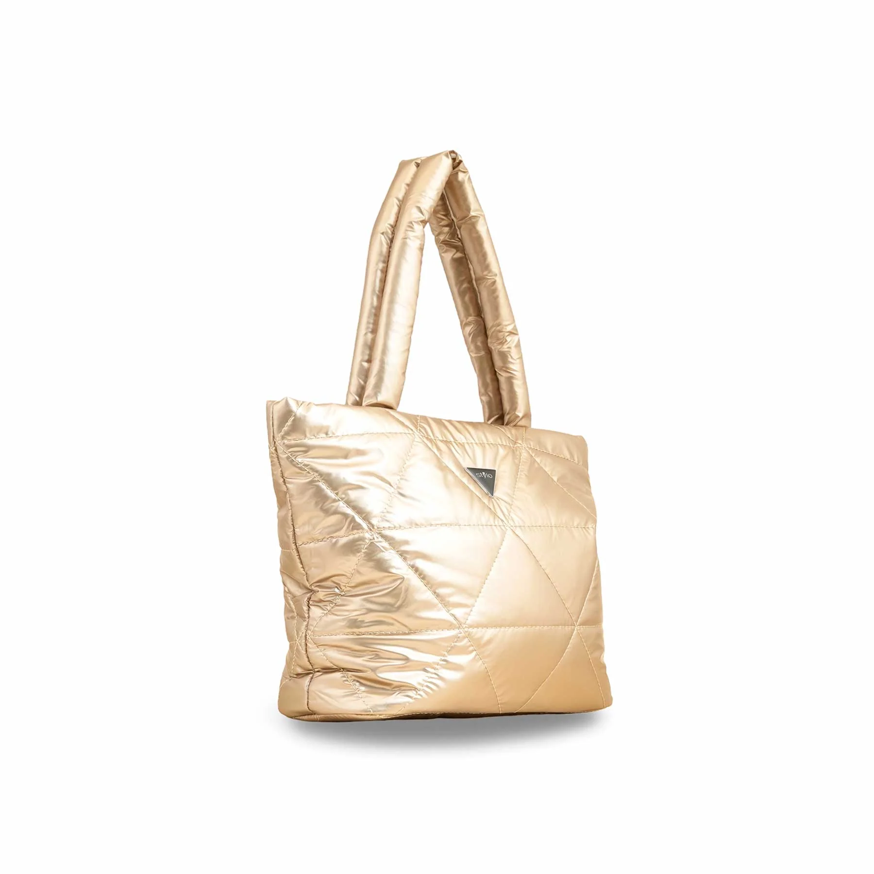Beige Formal Shoulder Bag P36318 - Image 3