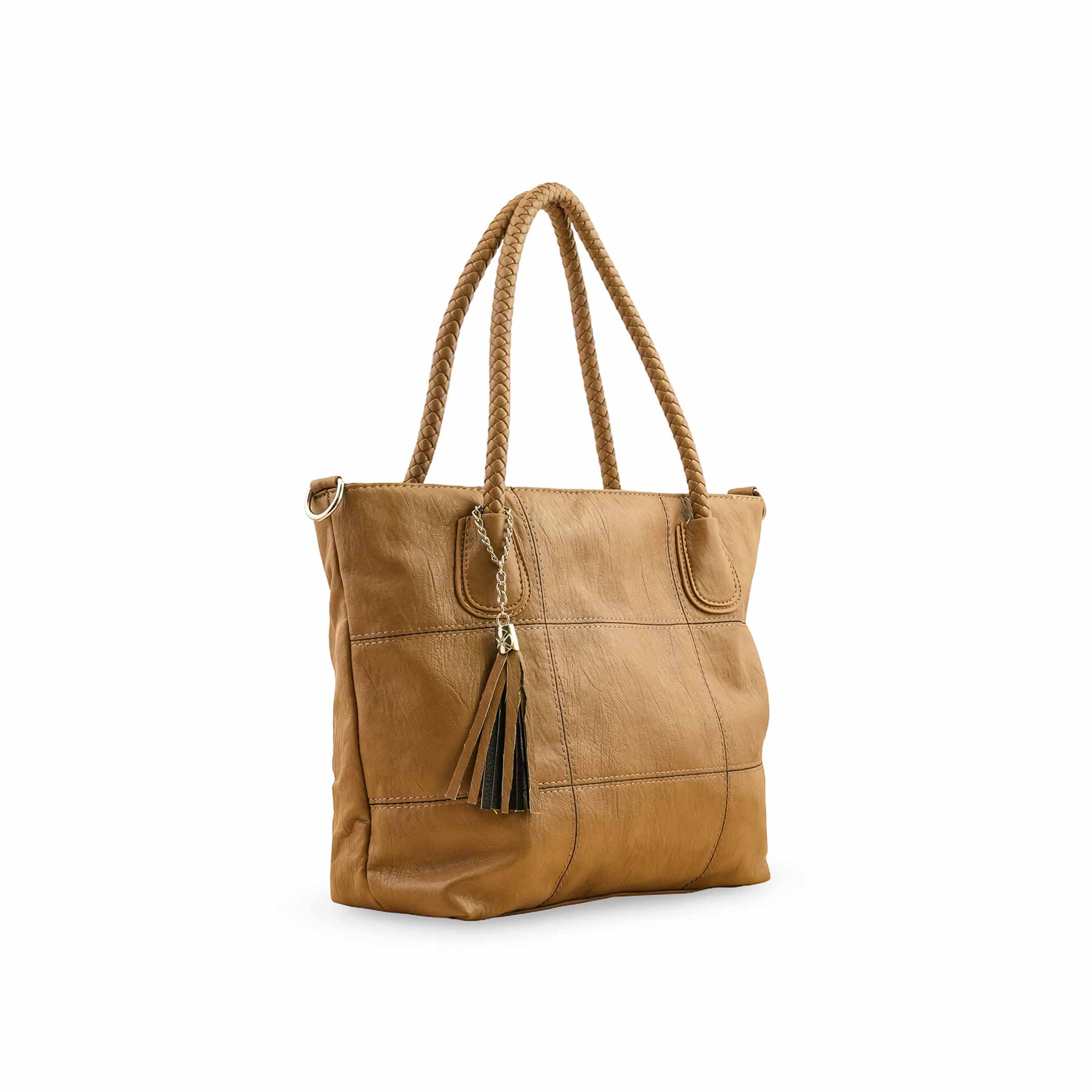 Beige Formal Shoulder Bag P36346 - Image 2
