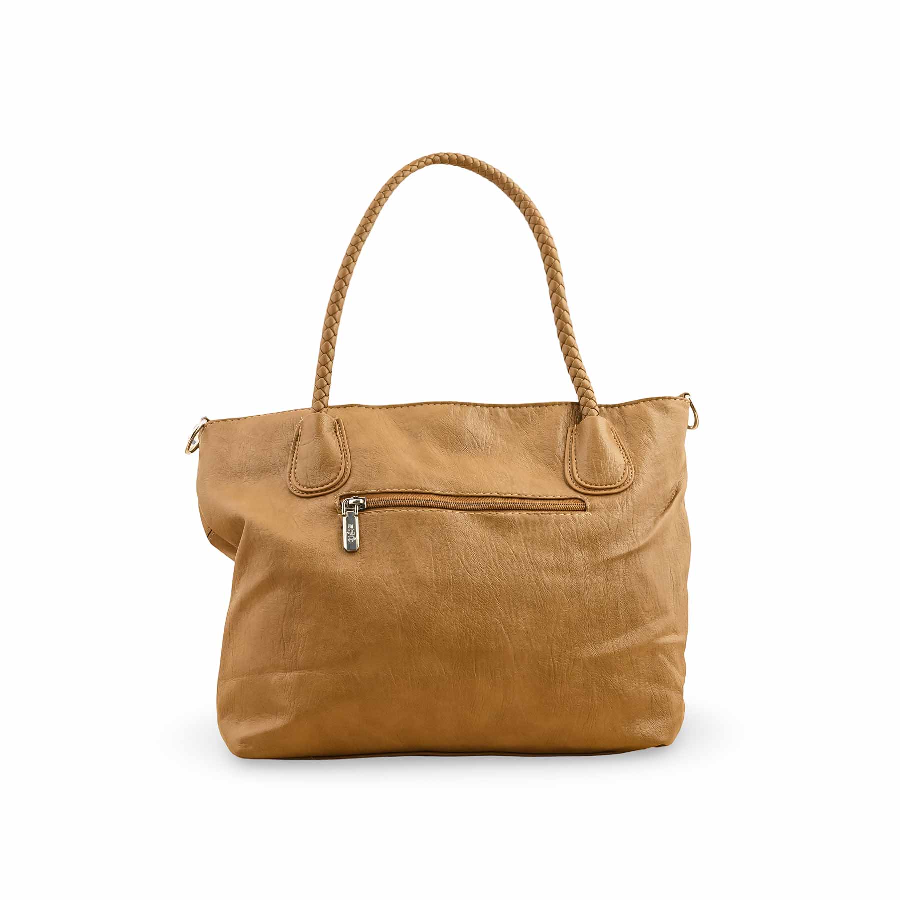 Beige Formal Shoulder Bag P36346 - Image 3