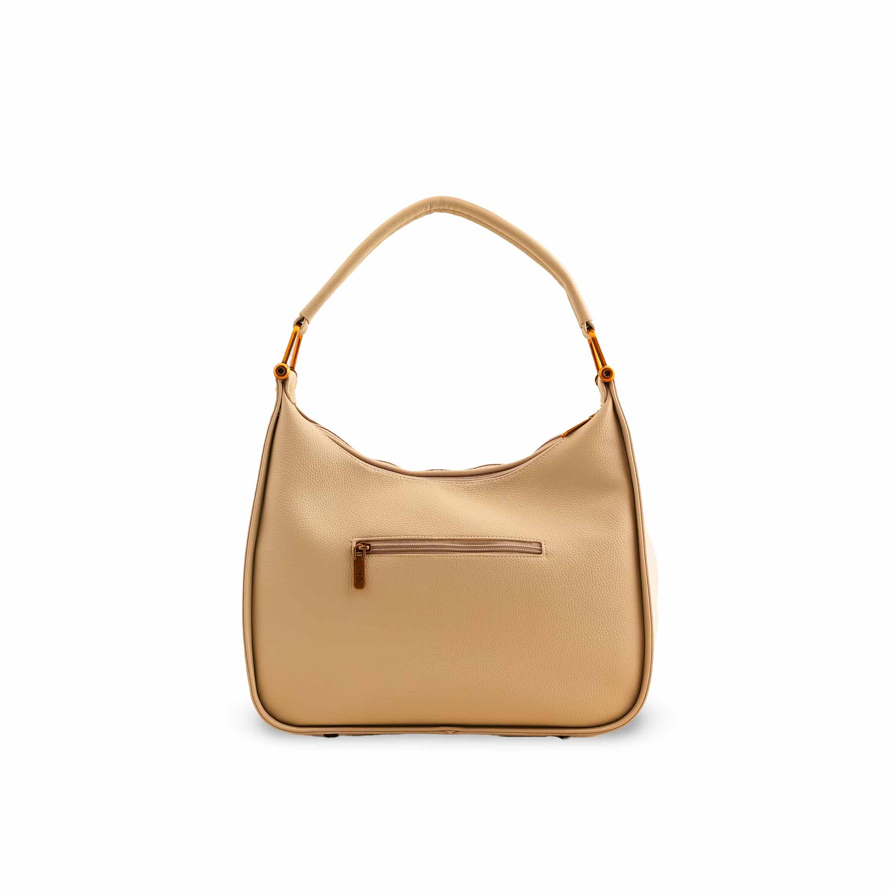 Beige Formal Shoulder Bag P36382 - Image 4