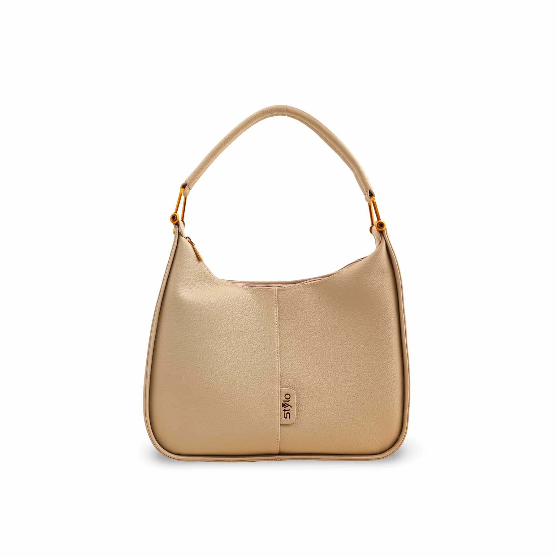 Beige Formal Shoulder Bag P36383 - Image 2