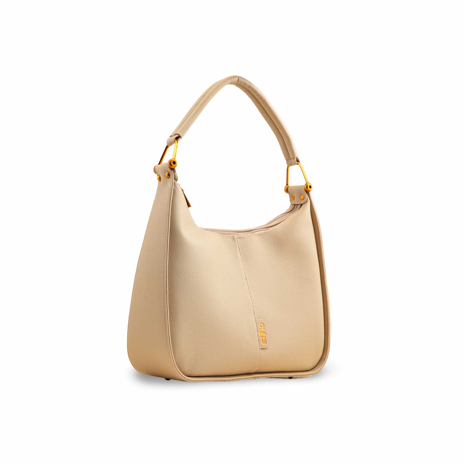 Beige Formal Shoulder Bag P36383 - Image 3