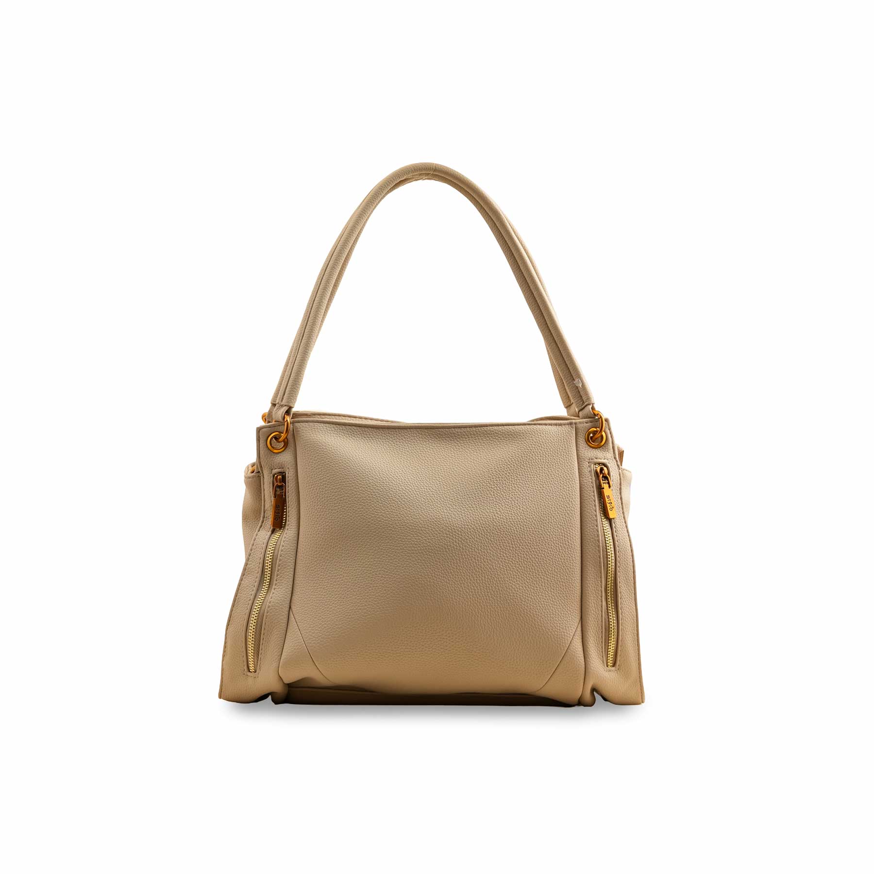 Beige Formal Shoulder Bag P36384 - Image 2