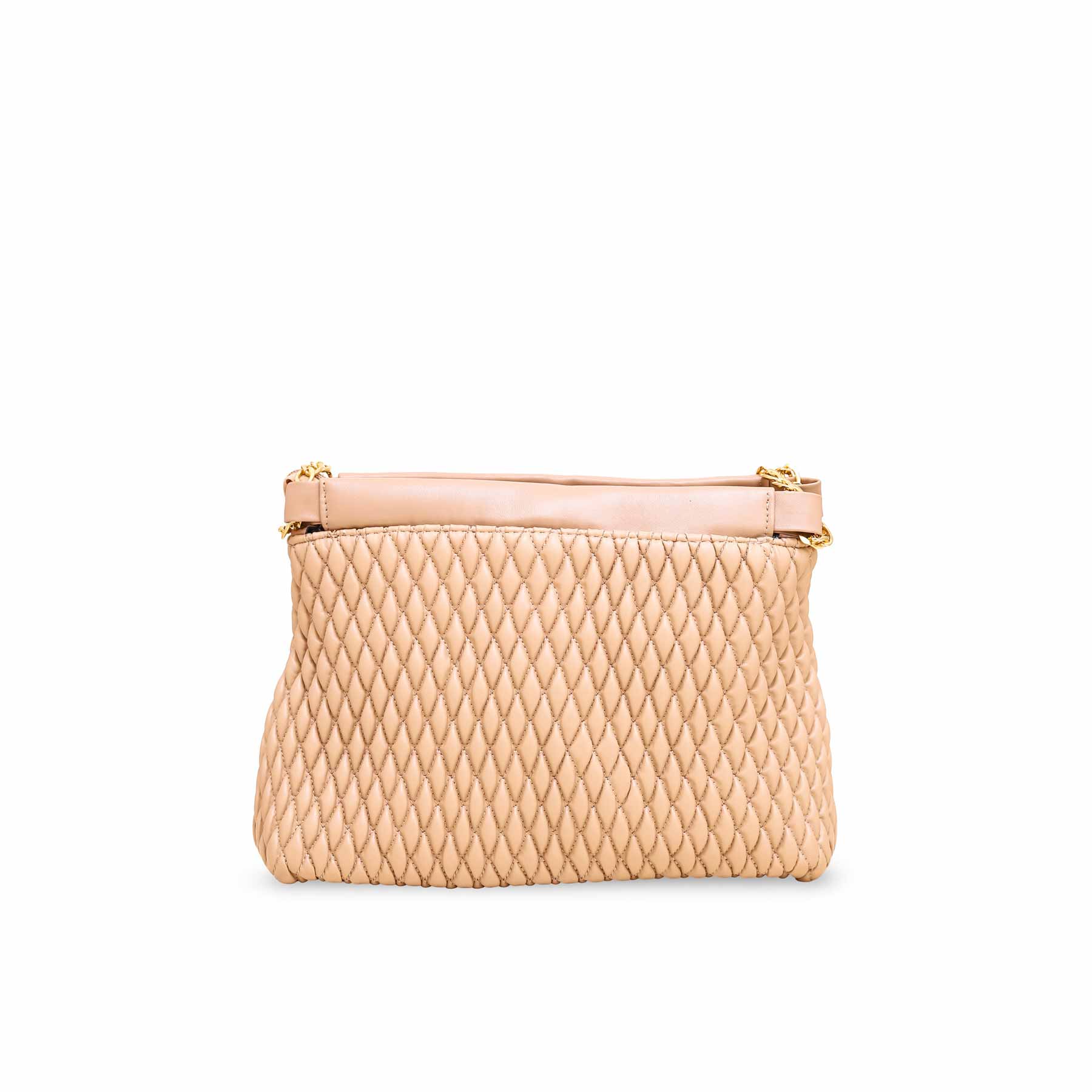 Beige Formal Shoulder Bag P55605 - Image 3