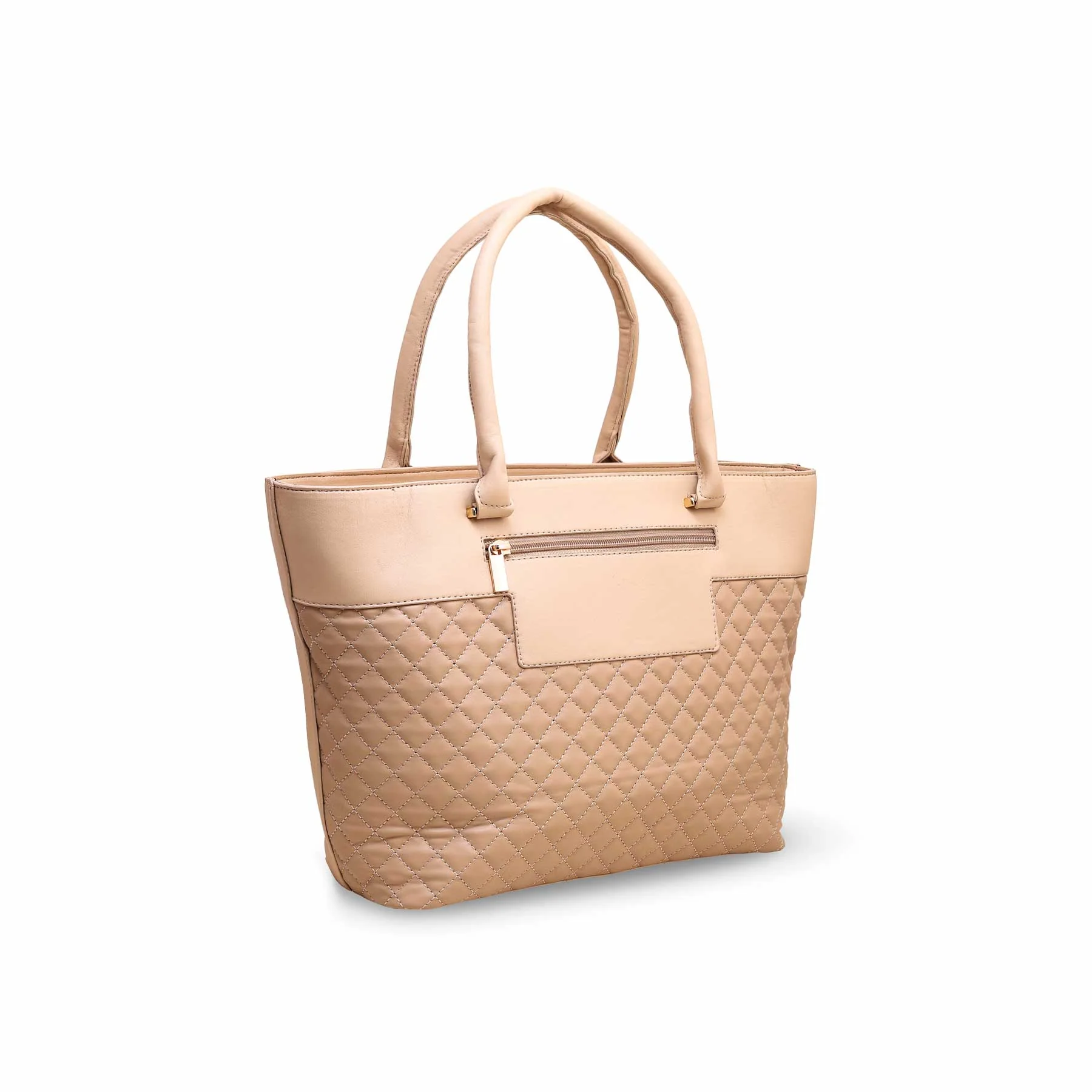 Beige Formal Shoulder Bag P55610 - Image 2