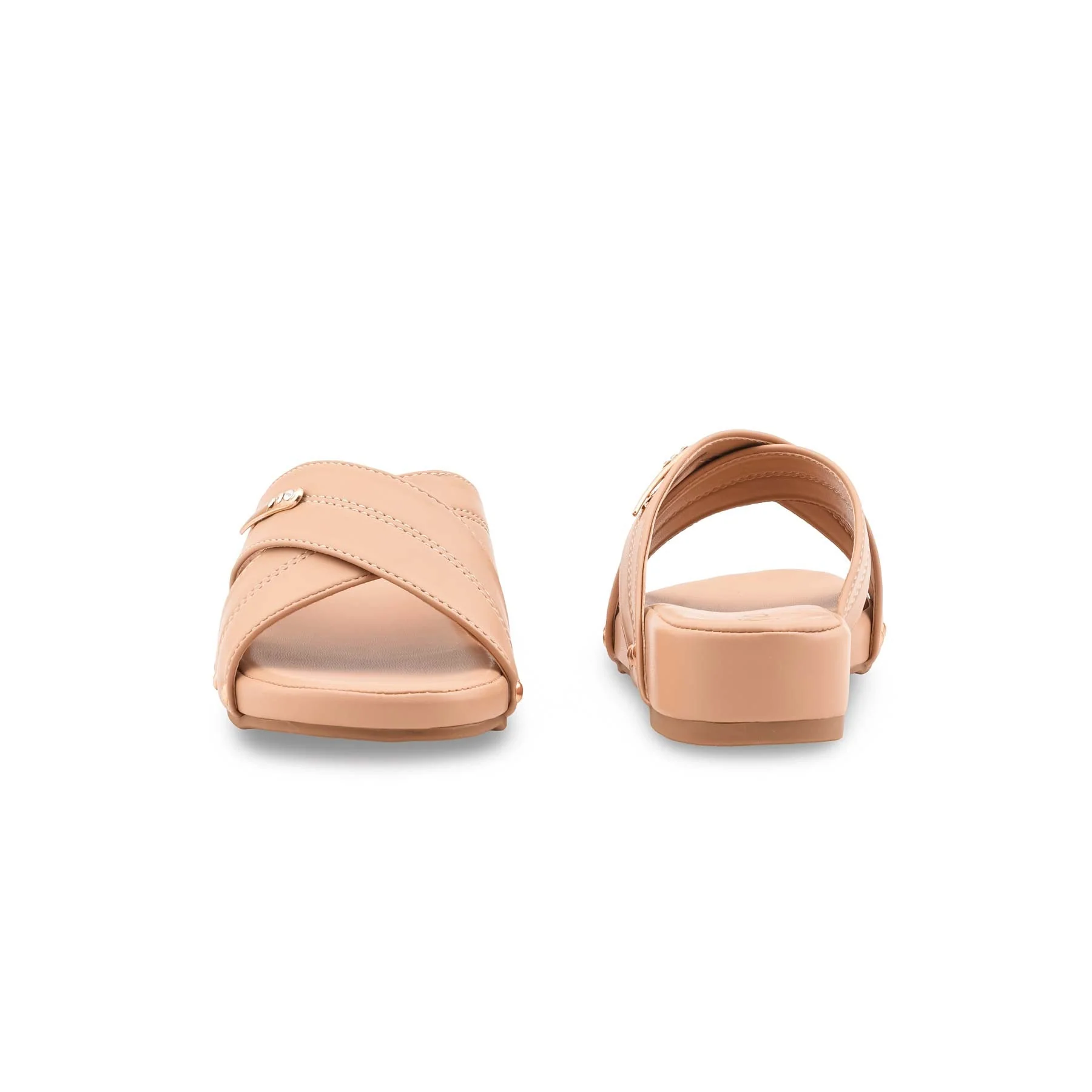 Beige Formal Slipper For Ladies PU0665 - Image 4